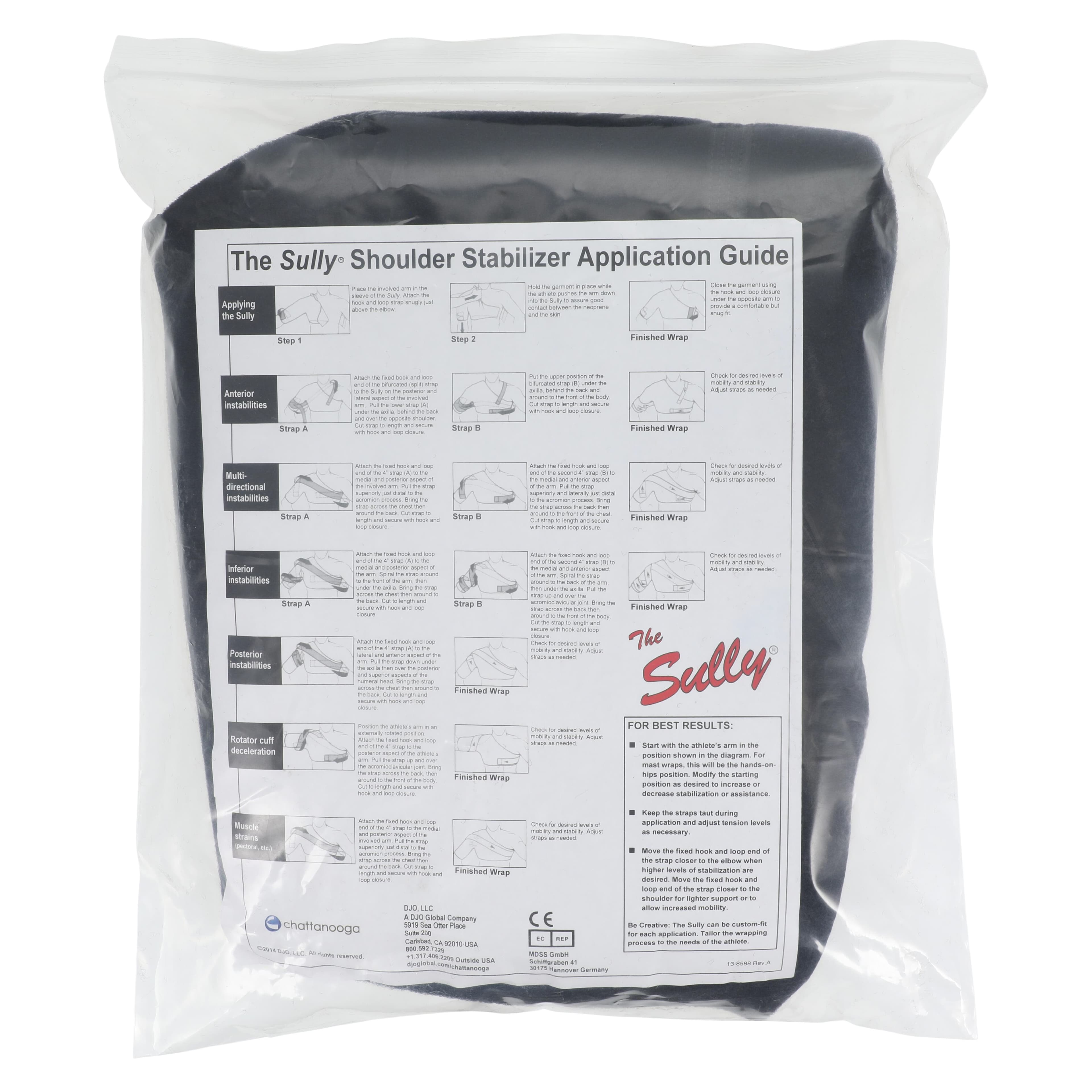 Chattanooga Sully Compression Immobilizer Shoulder, Adult, X-Large, Neoprene, 45-51" Chest / 15-17" Bicep thumbnail 6
