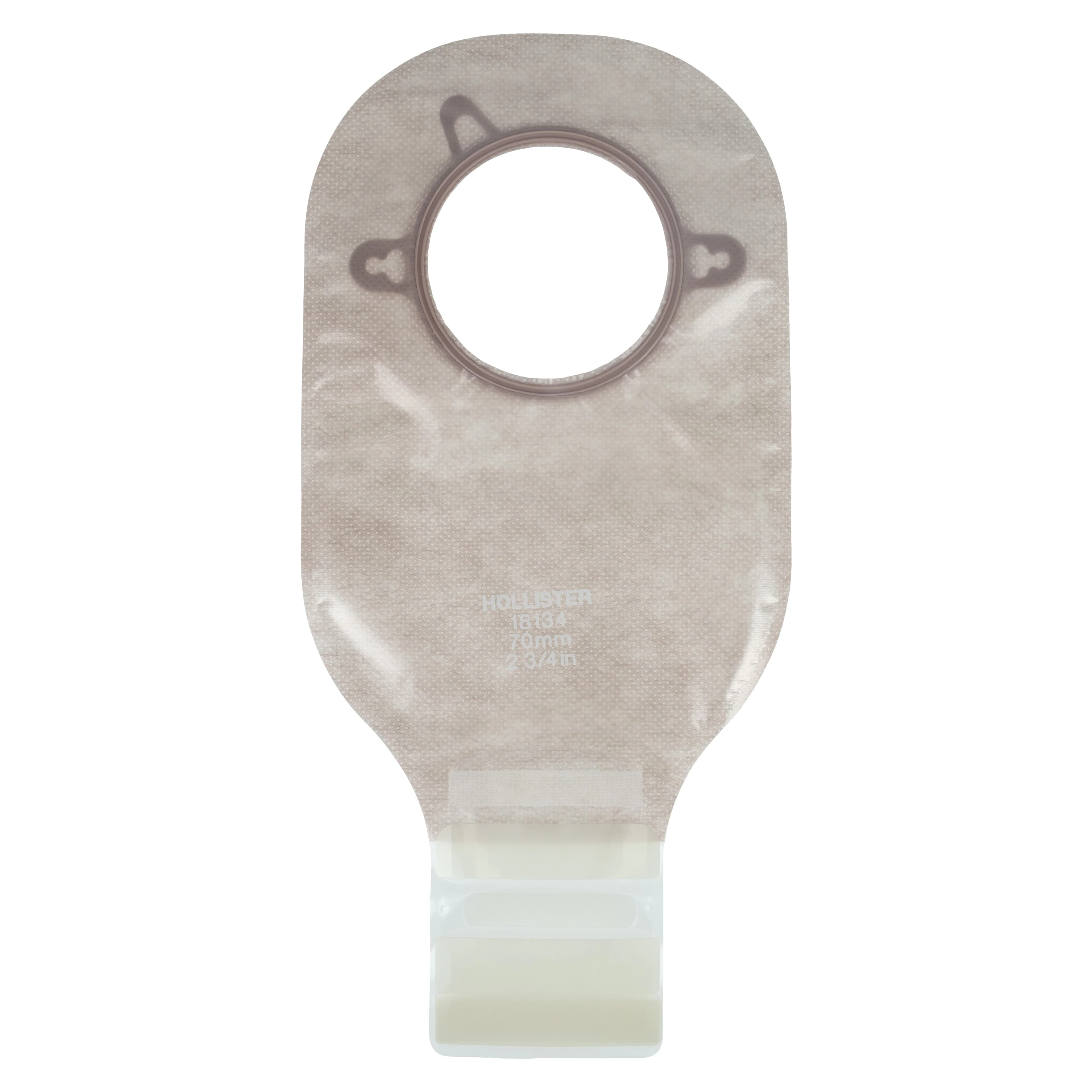 Hollister New Image 2-Piece Ostomy Pouch, Transparent/Blue, 12" thumbnail 2