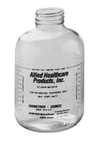 Gomco Aspirator Bottle Plastic, 2600mL, 6/Case - Bottle Plastic - Image 1
