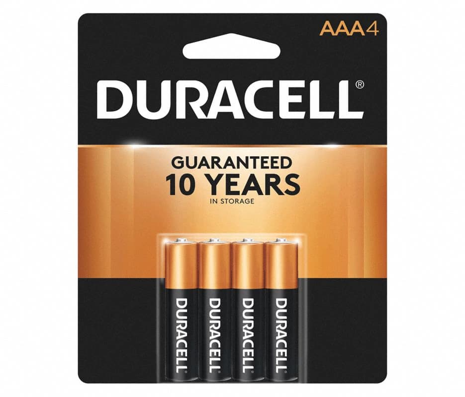 Duracell Coppertop Battery, AAA, 4/Pack - Coppertop Battery - Image 1