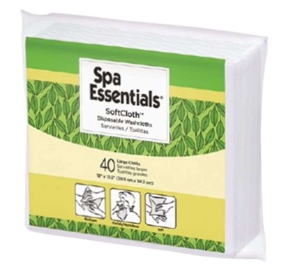 Graham Medical Soft Sorb Non-Woven Disposable Washcloth, 12 in x 13.5 in, White, 500/Case - Soft Sorb Wipe Non-Woven - Image 1