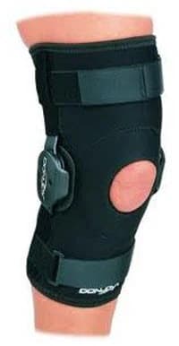 Drytex Hinged Knee Brace, Economy Sleeve, Adult X-Large, Black, 23.5-26.5" - Drytex Hinged Knee Black - Image 1
