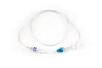 CADD IV Extension Set with Luer Lock, 30" Male/Male Luer, Clamp, Anti-Siphon Valve, Sterile, Clear, 50/Box - Extension Set W/Luer Lock - Image 1