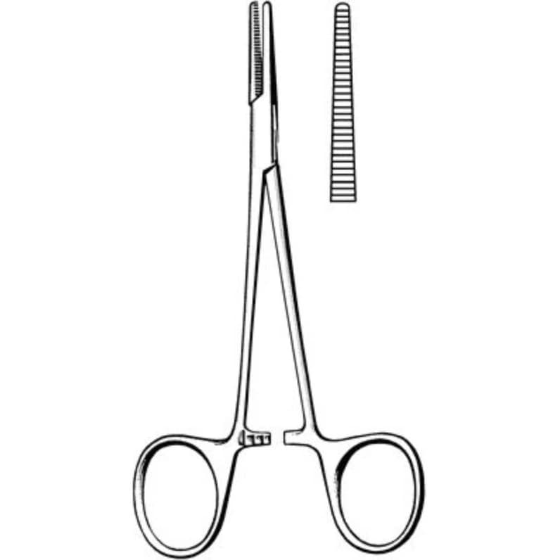 Sklar Instruments Halstead Mosquito Forceps, Straight, 5 inch, Stainless Steel, Each - Forcep Halstead Mosquito - Image 1