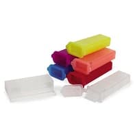 Heathrow Scientific Slide Mailer, 5-Place, Polypropylene, Snap Cap, Clear End Opening, 25/Pk thumbnail 2