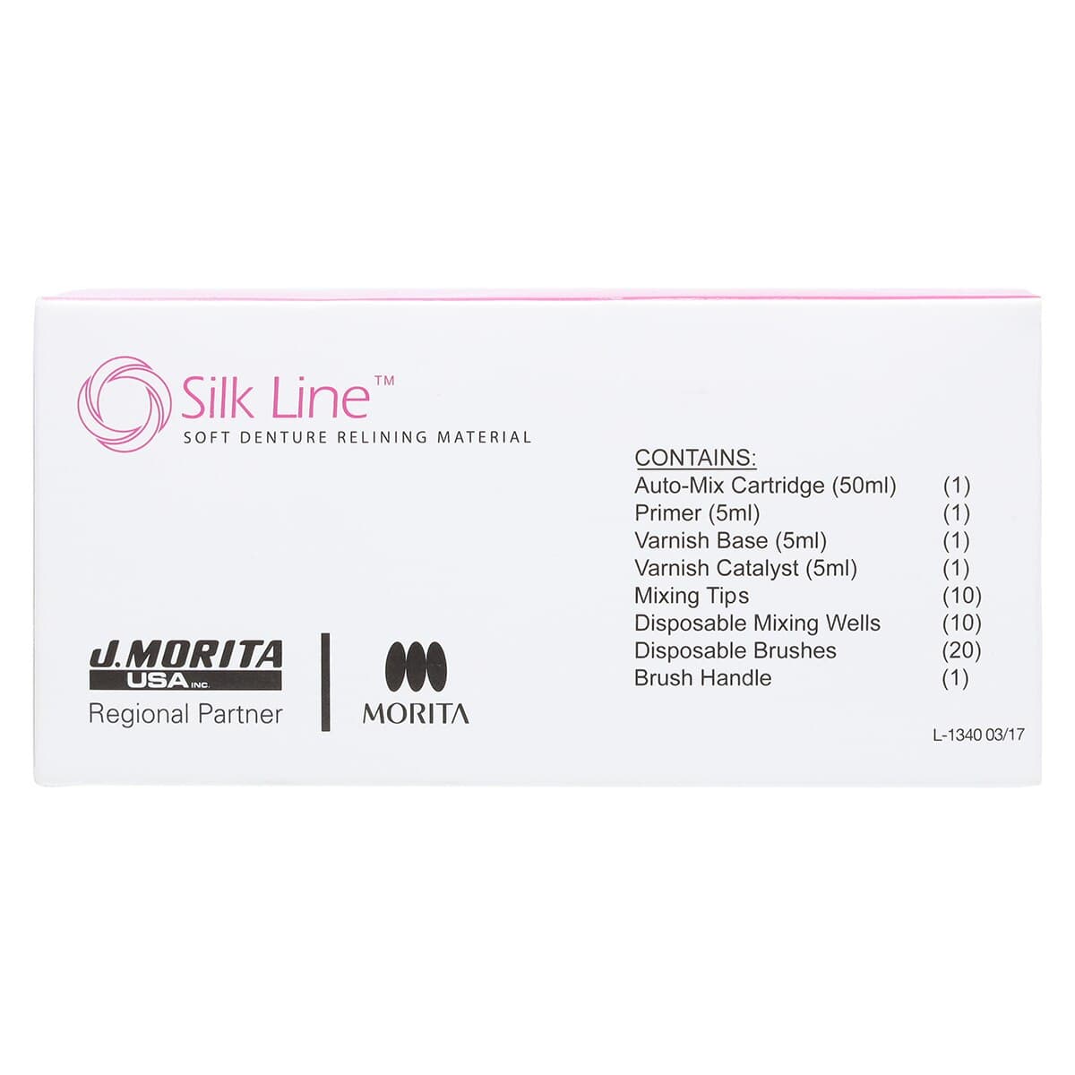 Silk Line Soft Denture Relining Material Kit, 50 mL Auto-Mix Cartridge, 28-100100 thumbnail 12