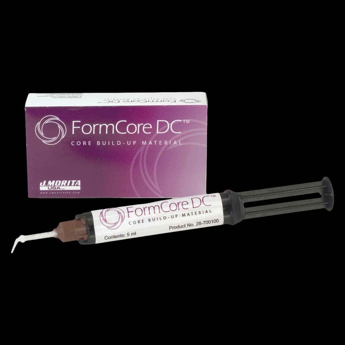 FormCore DC Dual-Cure Core Build-Up Material Auto-Mix Syringe Kit, Shade A3, 5ml/9g, 28-700100 - FormCore DC Kit - Image 1