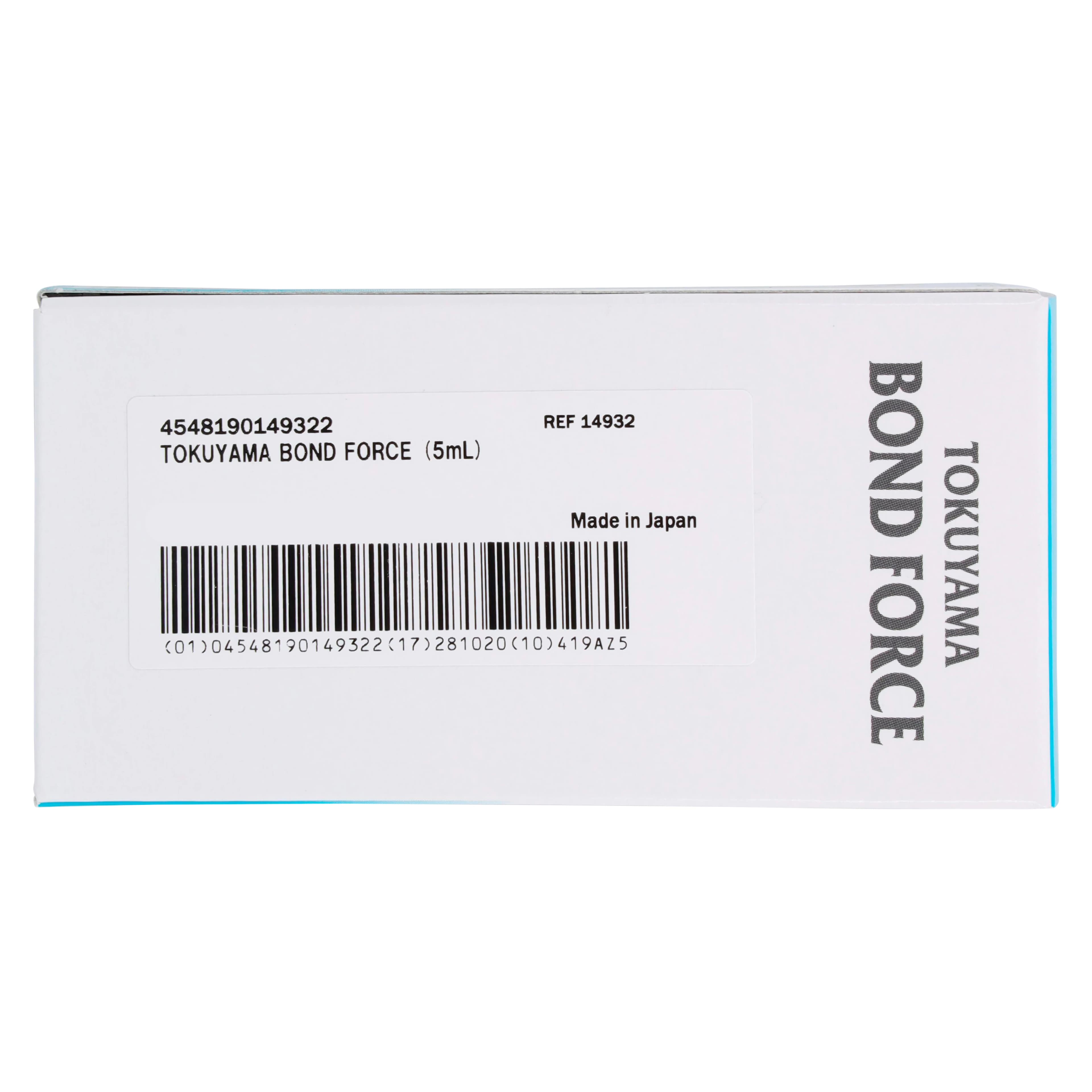 Tokuyama Bond Force Self-Etch Light-Cure Bonding Agent, Bottle Refill, 5 ml, 1/Pk, 14932 thumbnail 4