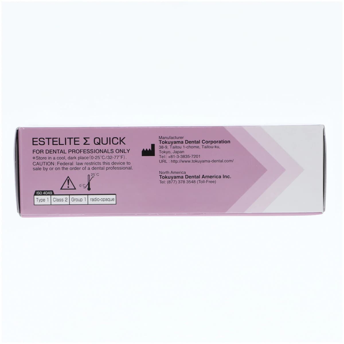 Estelite Sigma Quick Composite, Light-Cure, PLT Refill, Universal Viscosity, 0.2 g, OA2, 20/Pk, 13324 thumbnail 2