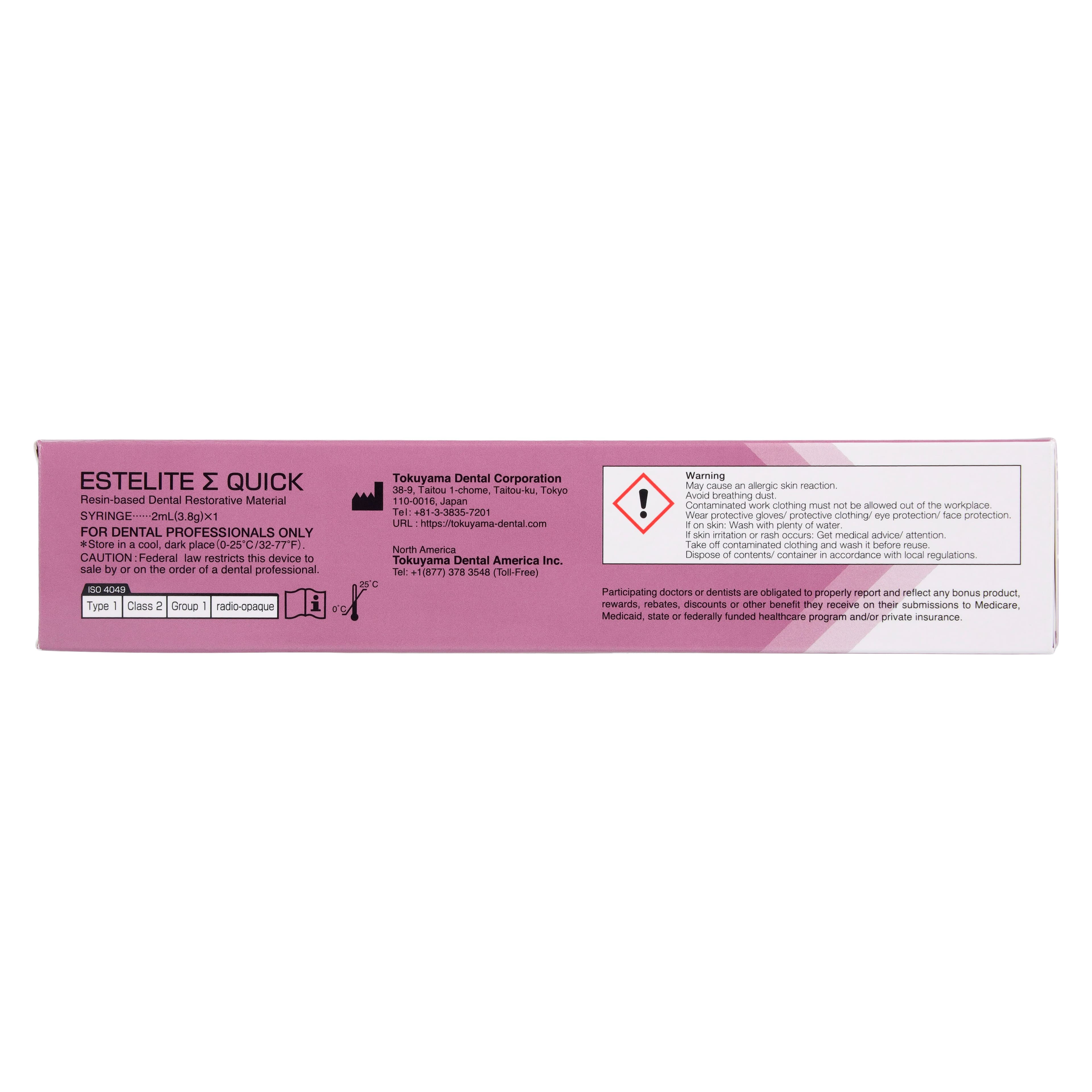 Estelite Sigma Quick Composite Syringe Refill, Shade C2, 3.8 g, 1/Pk, 13121 thumbnail 3