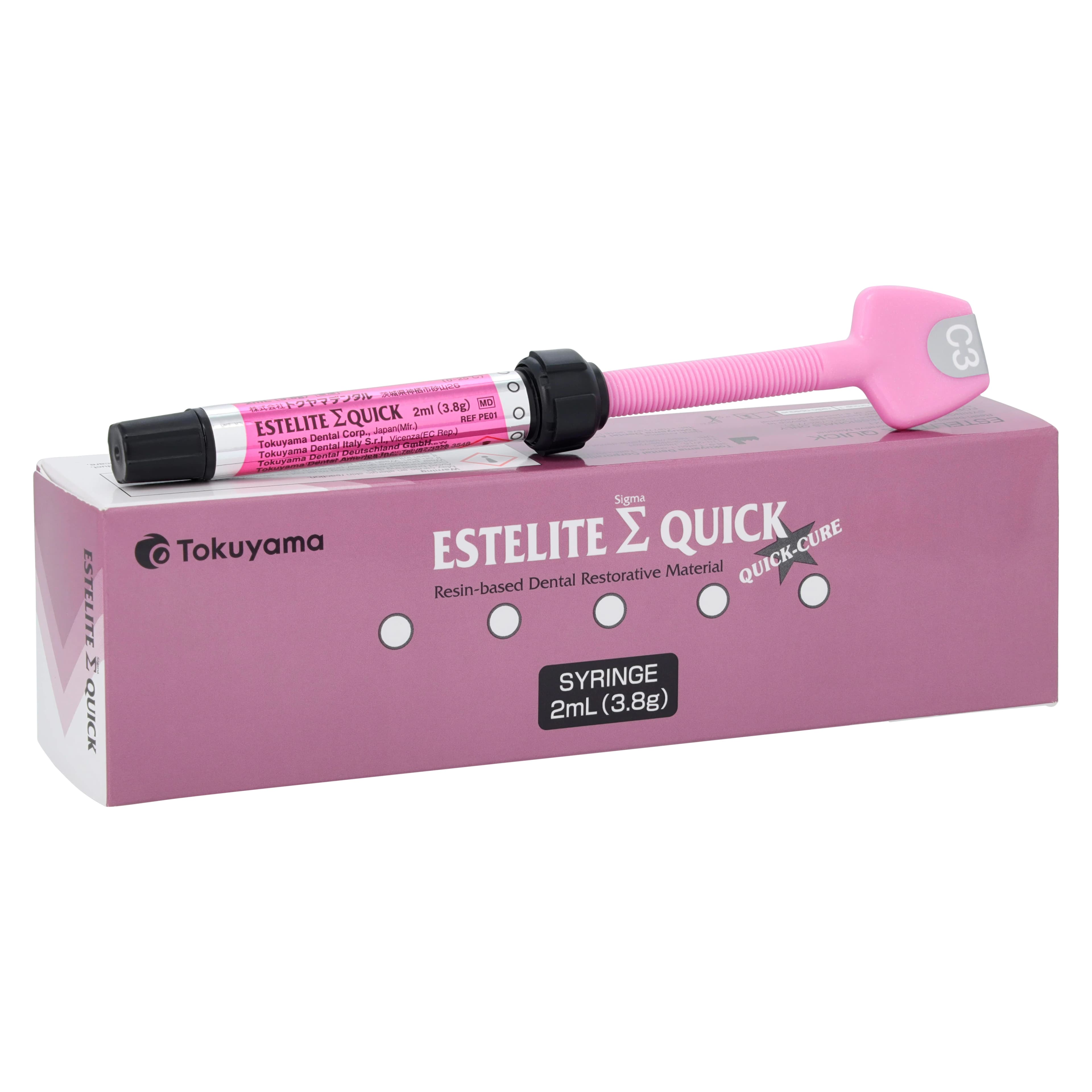 Estelite Sigma Quick Composite Syringe Refill, Light-Cure, Universal Viscosity, Shade C3, 3.8 g, 1/Pk, 13122 thumbnail 3