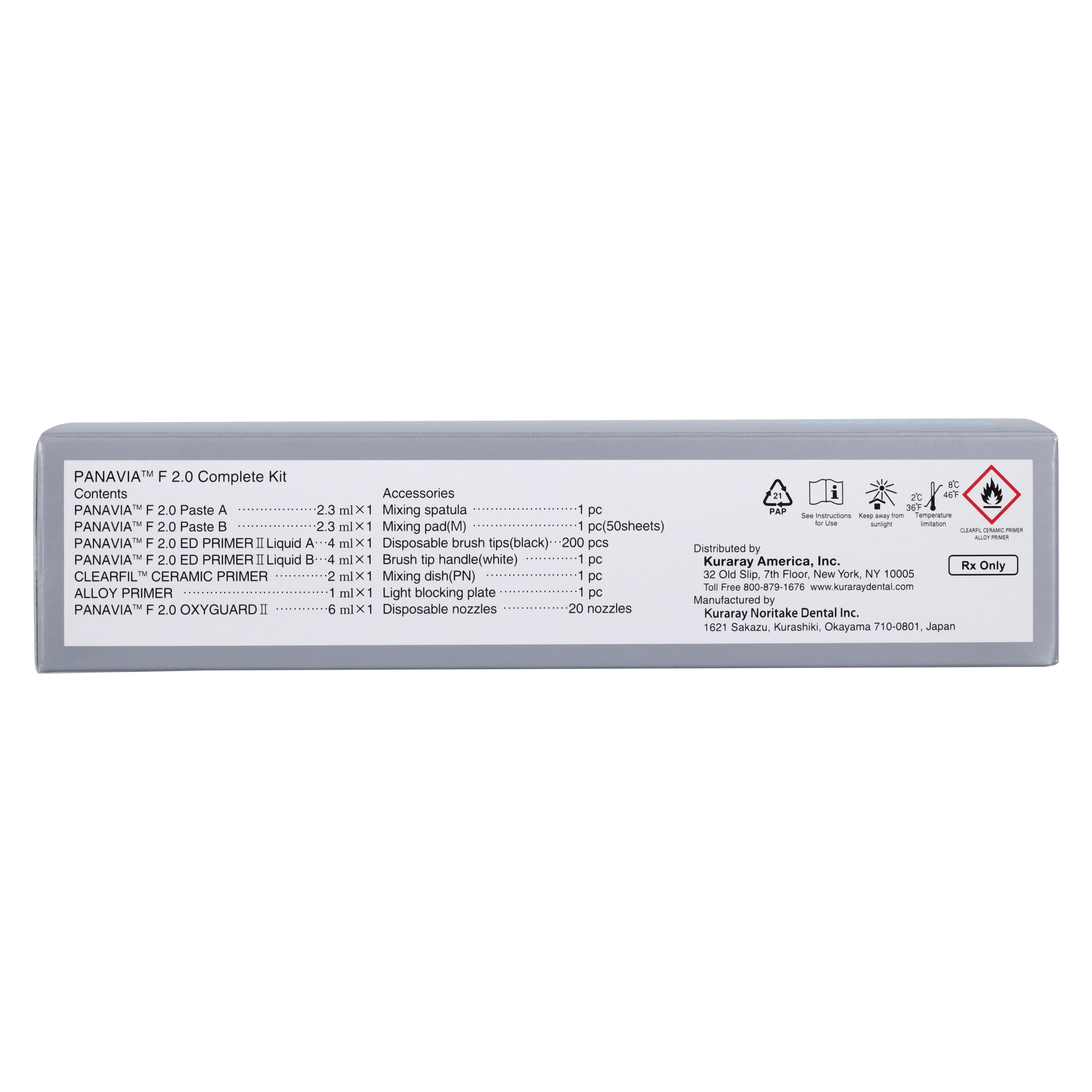 Panavia F 2.0 Dual-Cure Dental Adhesive System, Complete Kit, Opaque, 503KA thumbnail 15