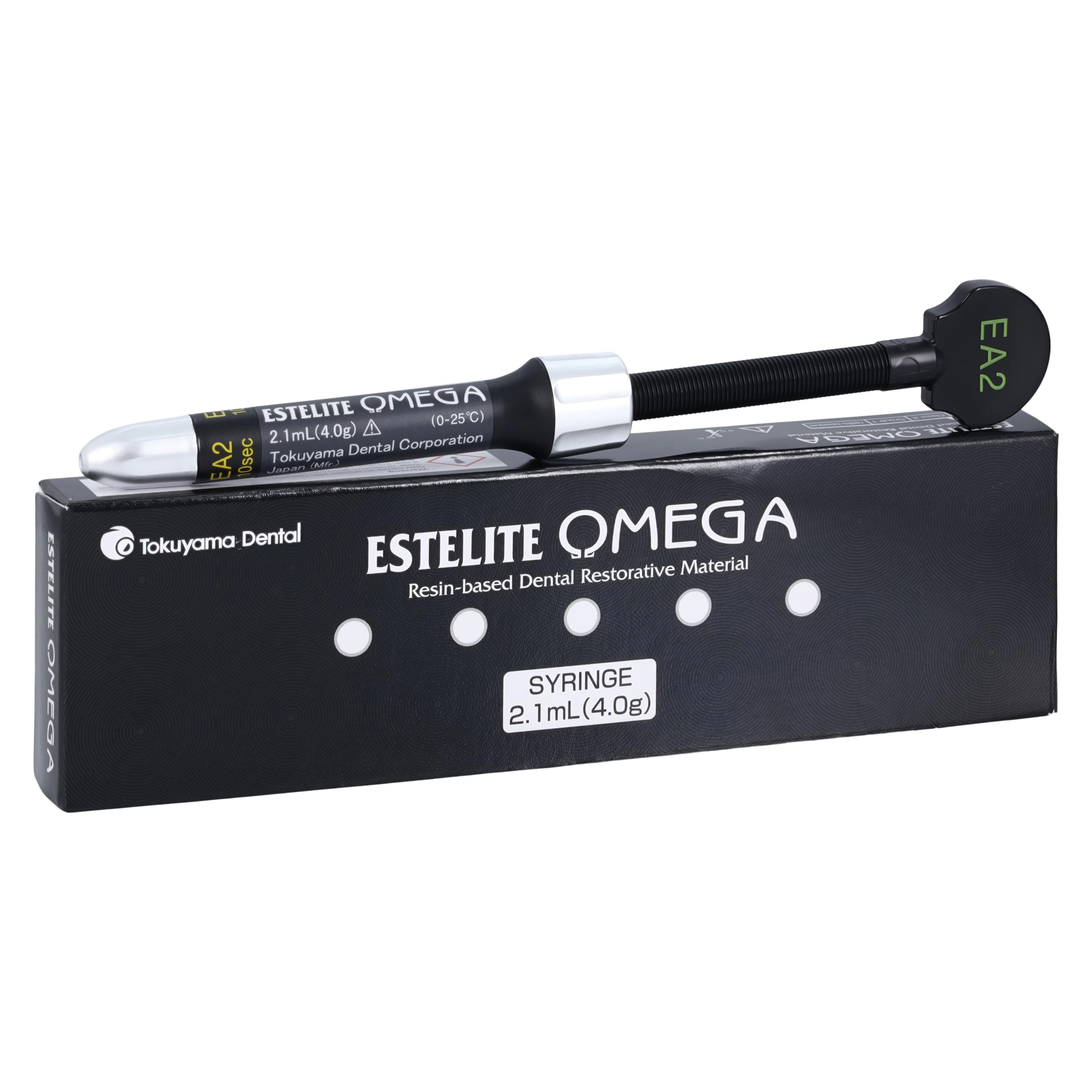 Tokuyama Estelite Omega Polychromatic Light-Cure Composite Syringe Refill, Shade EA2 (Enamel), 4 g, 1/Pk, 10722 - Estelite Omega Polychromatic Composite, Light-Cure, Syringe Refill, Universal Viscosity, 4 g, EA2, 1/Pk, 10722 - Image 1