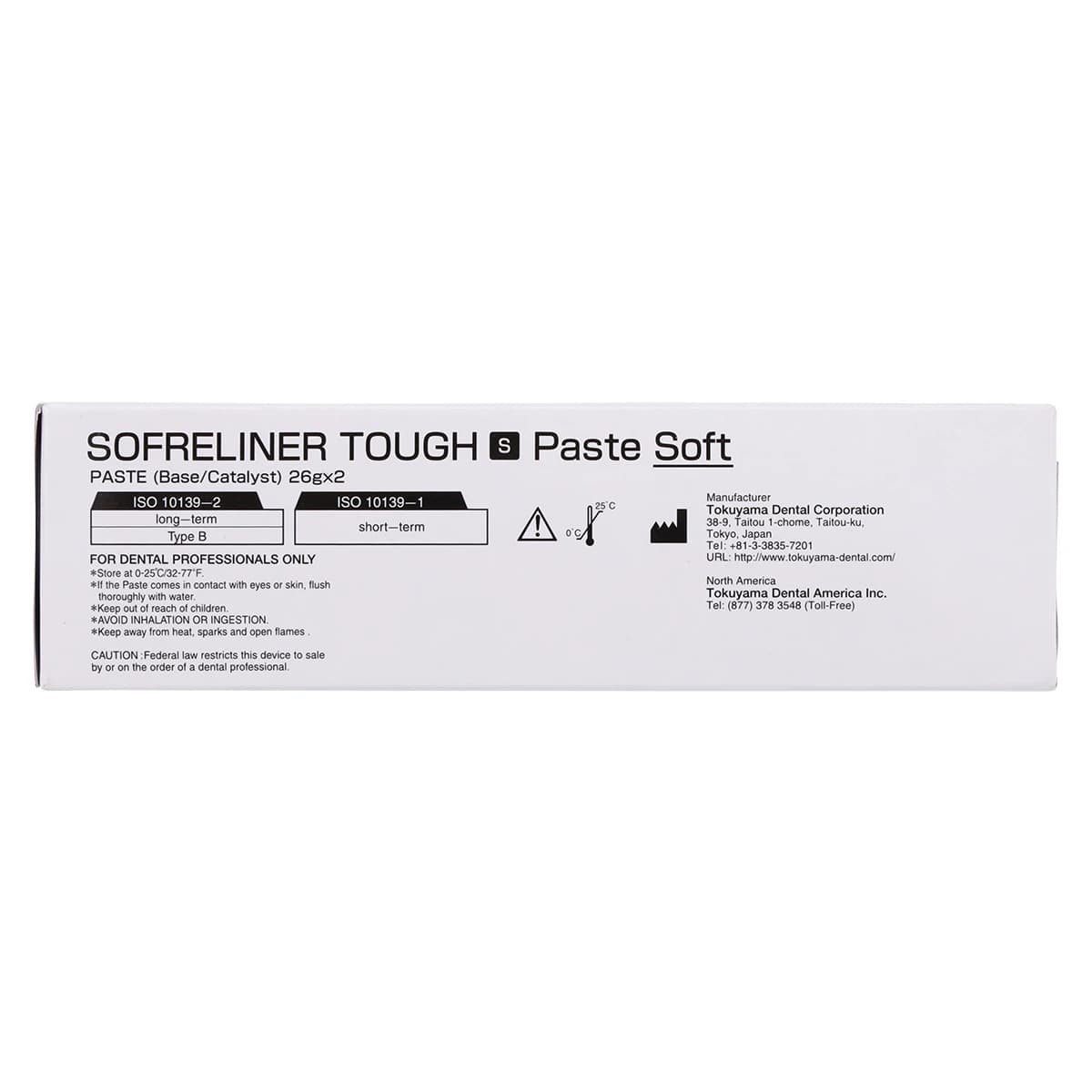 Sofreliner Tough S (Soft) Chairside Denture Reline Material, Paste Cartridge Refill, 52 g, #23411 thumbnail 2