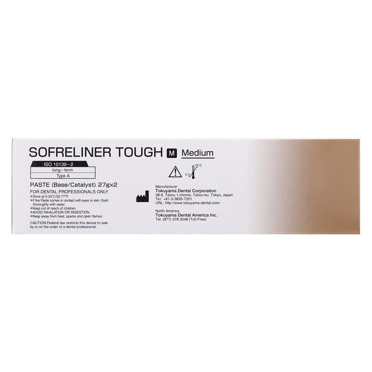 Sofreliner Tough M (Medium) Paste Cartridge Refill, 54 g, 1/Pk, 23356 thumbnail 7