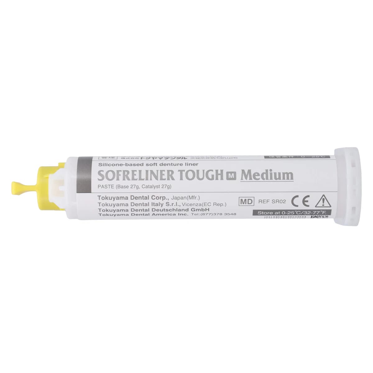 Sofreliner Tough M (Medium) Denture Reline Kit, 54g Cartridge, 10ml Primer, 23351 thumbnail 3