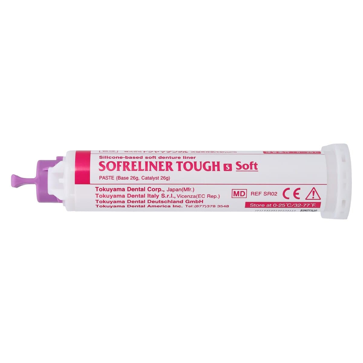 Sofreliner Tough S (Soft) Denture Reline Kit, 52 g Cartridge, 10 mL Primer, 23401 thumbnail 8