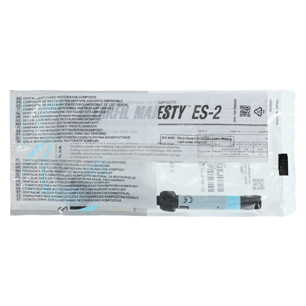 Clearfil Majesty ES-2 Classic Universal Nanohybrid Composite, Syringe Refill, A1, 3.6 g, 3020KA thumbnail 2