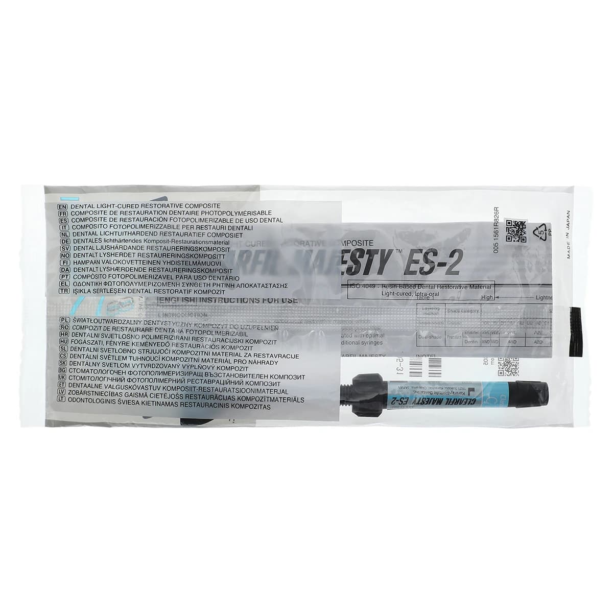 Clearfil Majesty ES-2 Classic Universal Nanohybrid Composite, Syringe Refill, Shade C2, 3.6 g (2.0 mL), 3031KA thumbnail 2