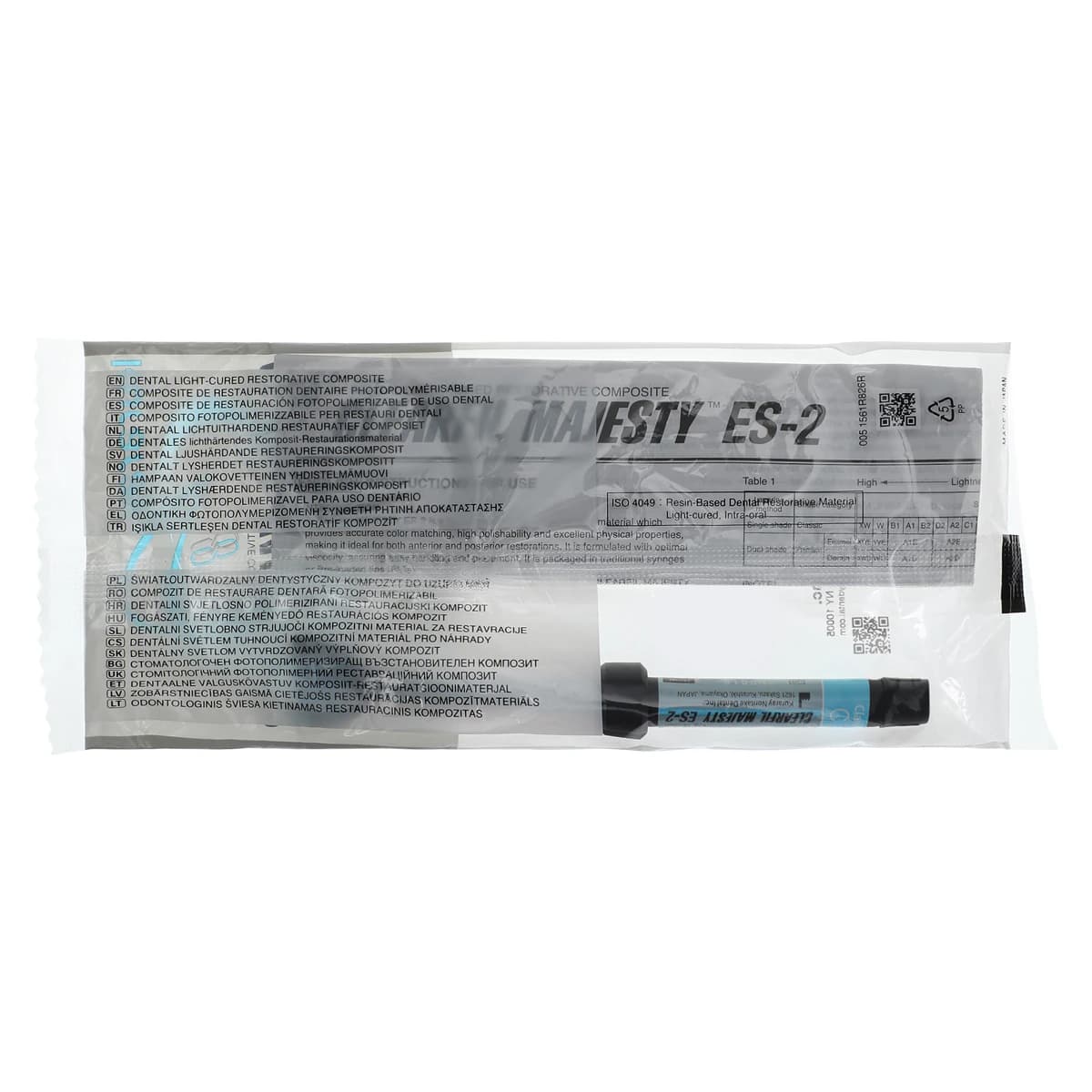 Clearfil Majesty ES-2 Classic Universal Nanohybrid Composite, Syringe Refill, Shade C3, 3.6 g (2.0 mL), 3032KA thumbnail 2
