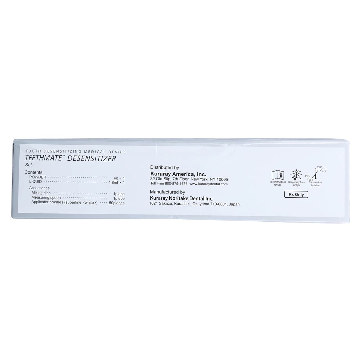 Teethmate Desensitizer Set, Powder 6g & Liquid 4.8ml, Complete Kit with Mixing Dish, Measuring Spoon & 50 Applicator Brushes, 1210KA thumbnail 12