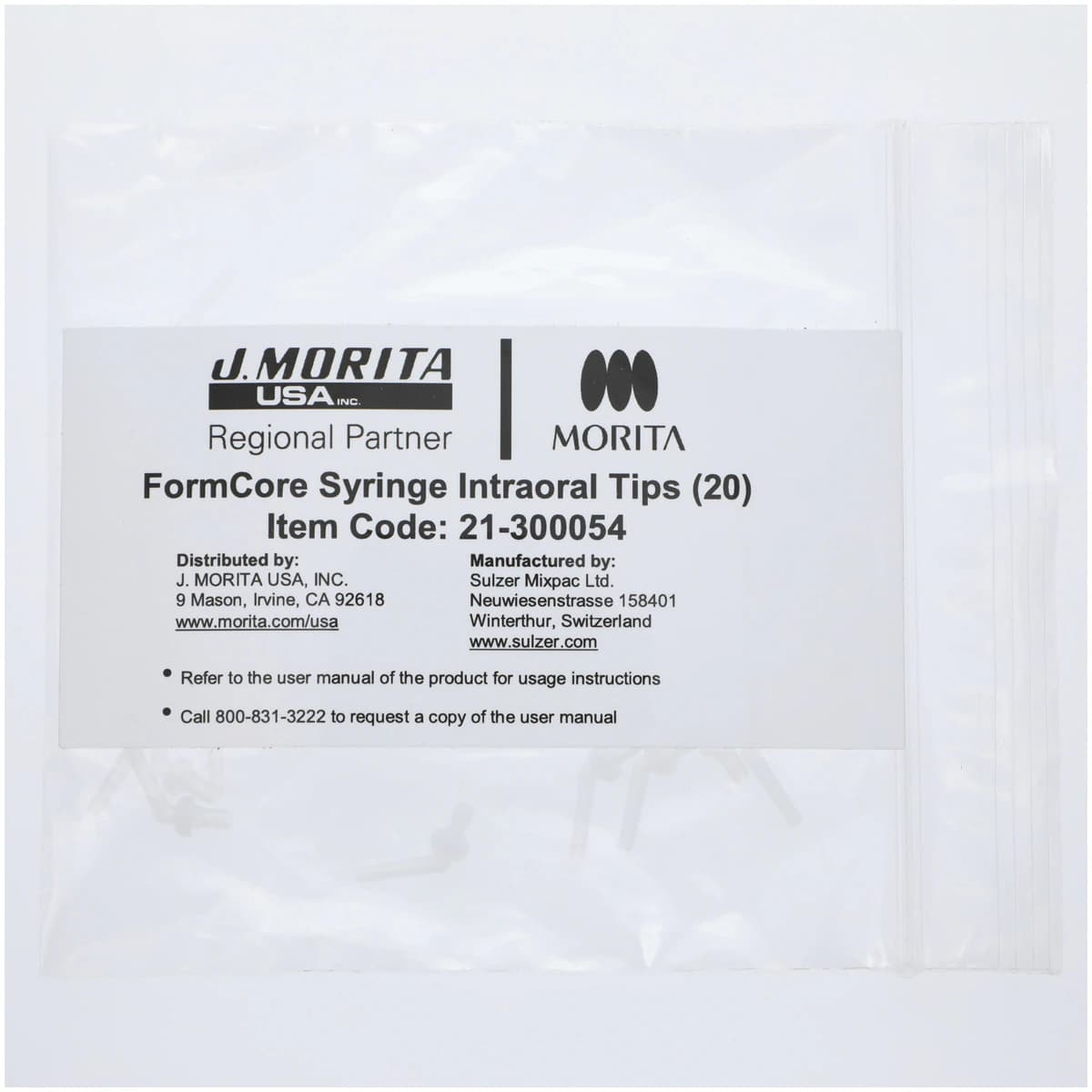 Formcore DC Intraoral Tips, 20/Pack, #21-300054 thumbnail 2