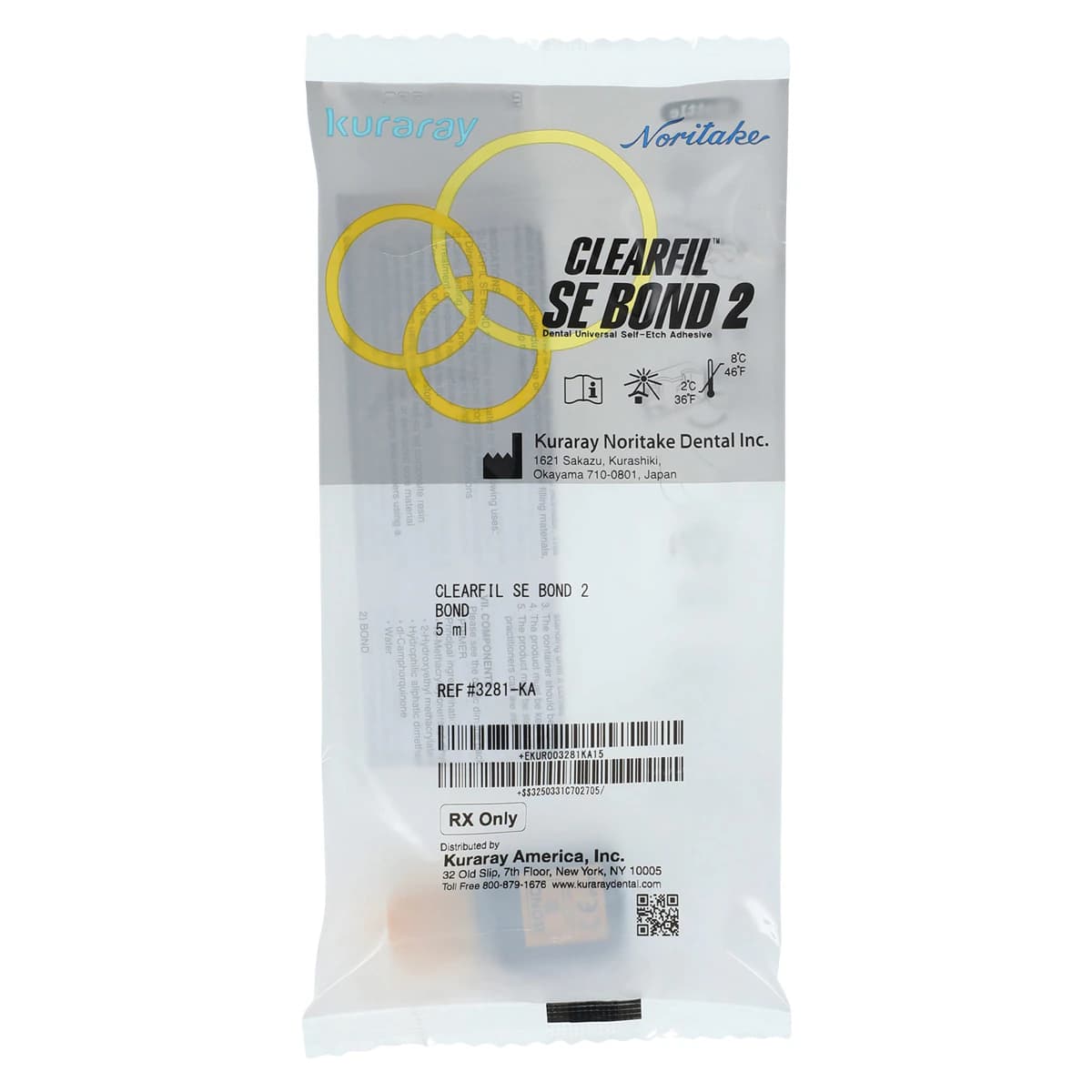 Clearfil SE Bond 2 Bond Refill, 5 mL Bottle, 3281KA - CLEARFIL SE Bond 2 Bond Ea - Image 1