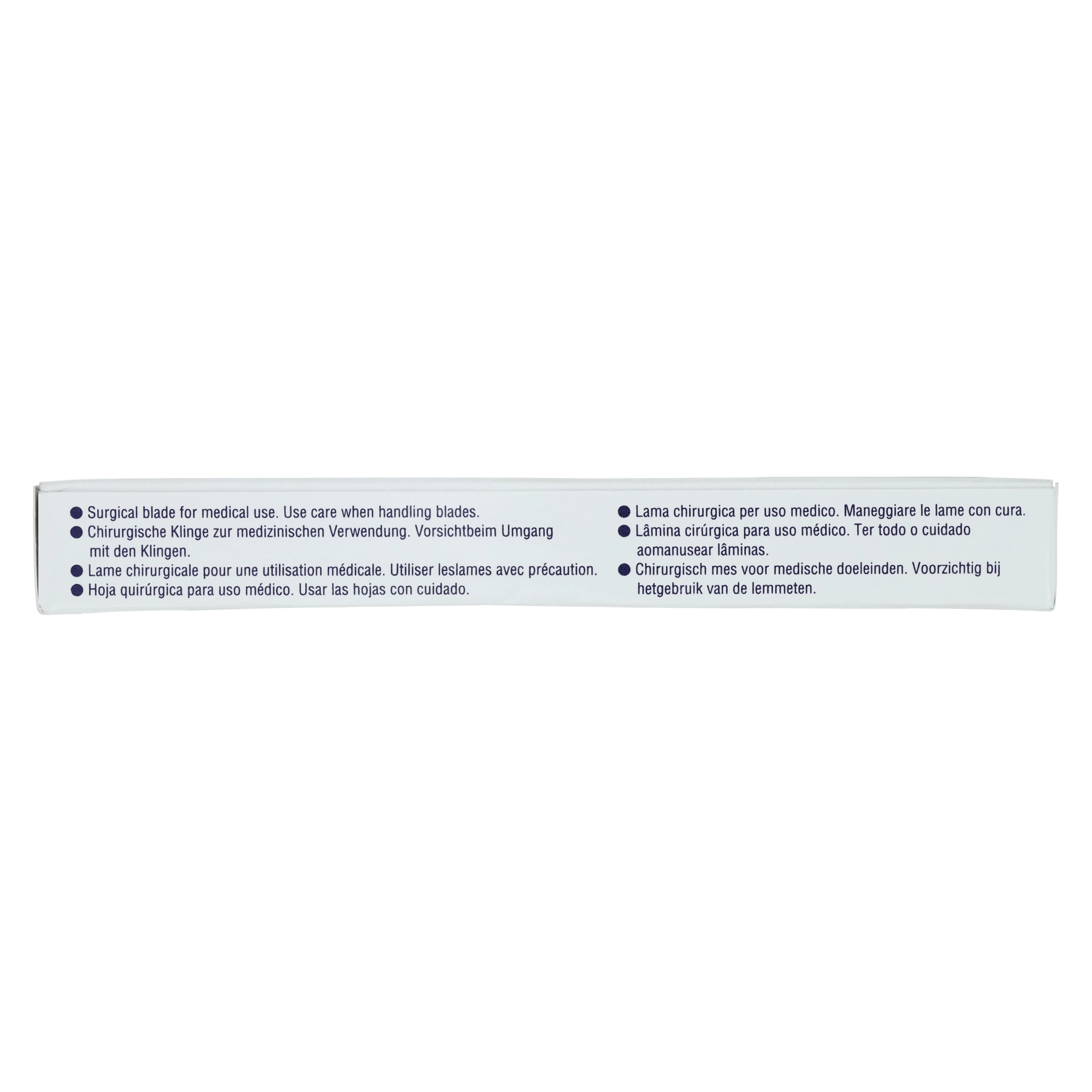 J. Morita Feather Microsurgical Blade #390C, Stainless Steel, Double-Edged, Curved, 10/Box, 27-07971007 thumbnail 3