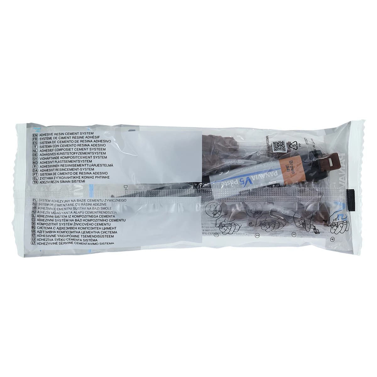 Panavia V5 Universal Resin Cement Paste, Brown (A4), 4.6 mL Syringe with Mixing Tips, 3613KA thumbnail 2