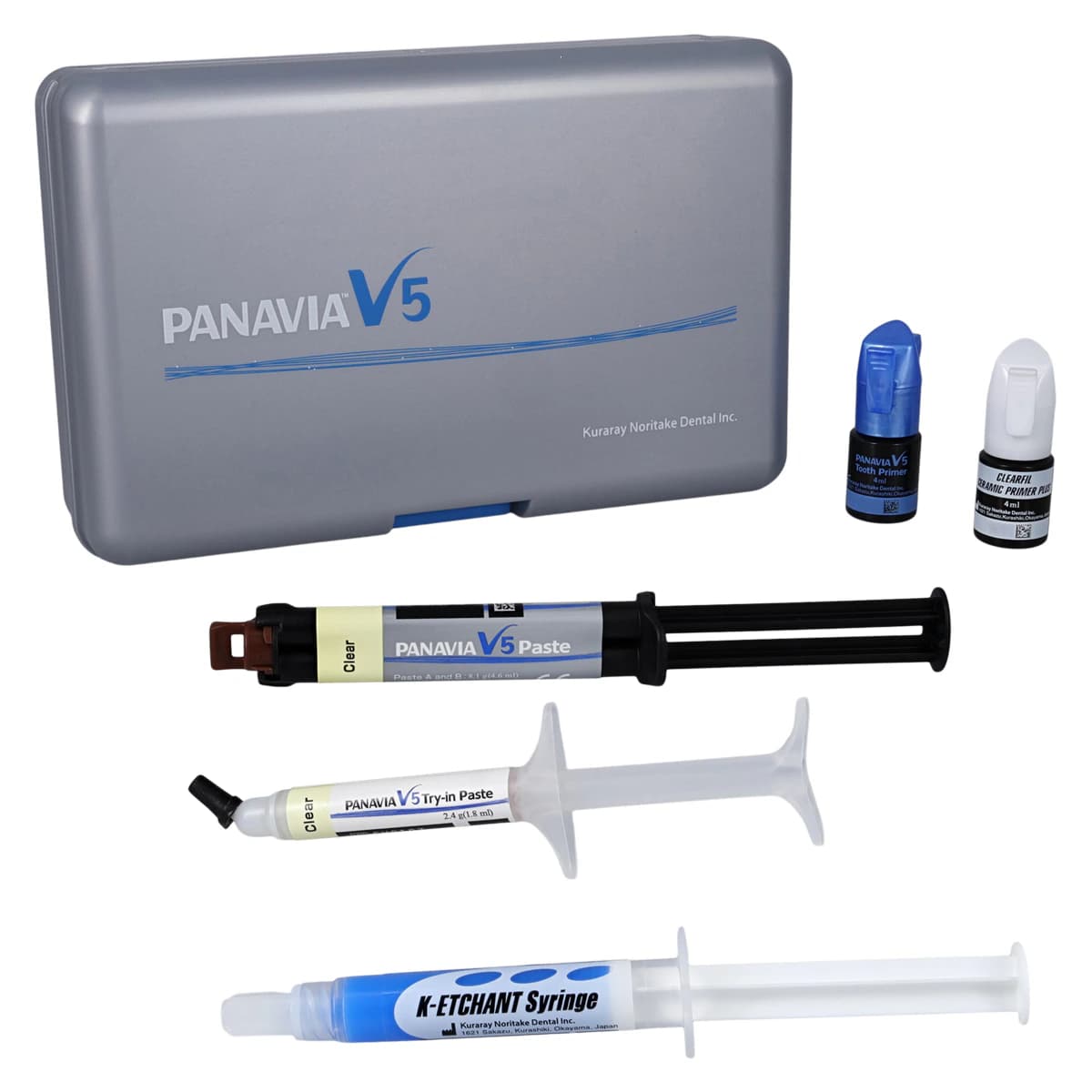 Panavia V5 Adhesive Resin Cement Standard Kit, Clear, 3602KA - Panavia V5 Adhesive Resin Cement Standard Kit - Image 1