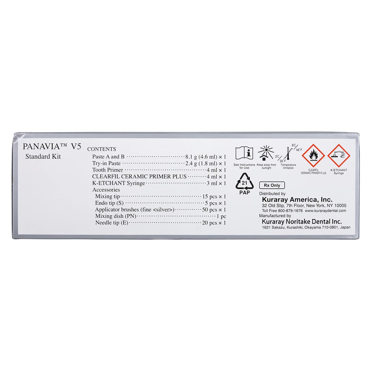 Panavia V5 Adhesive Resin Cement Standard Kit, Clear, 3602KA thumbnail 7
