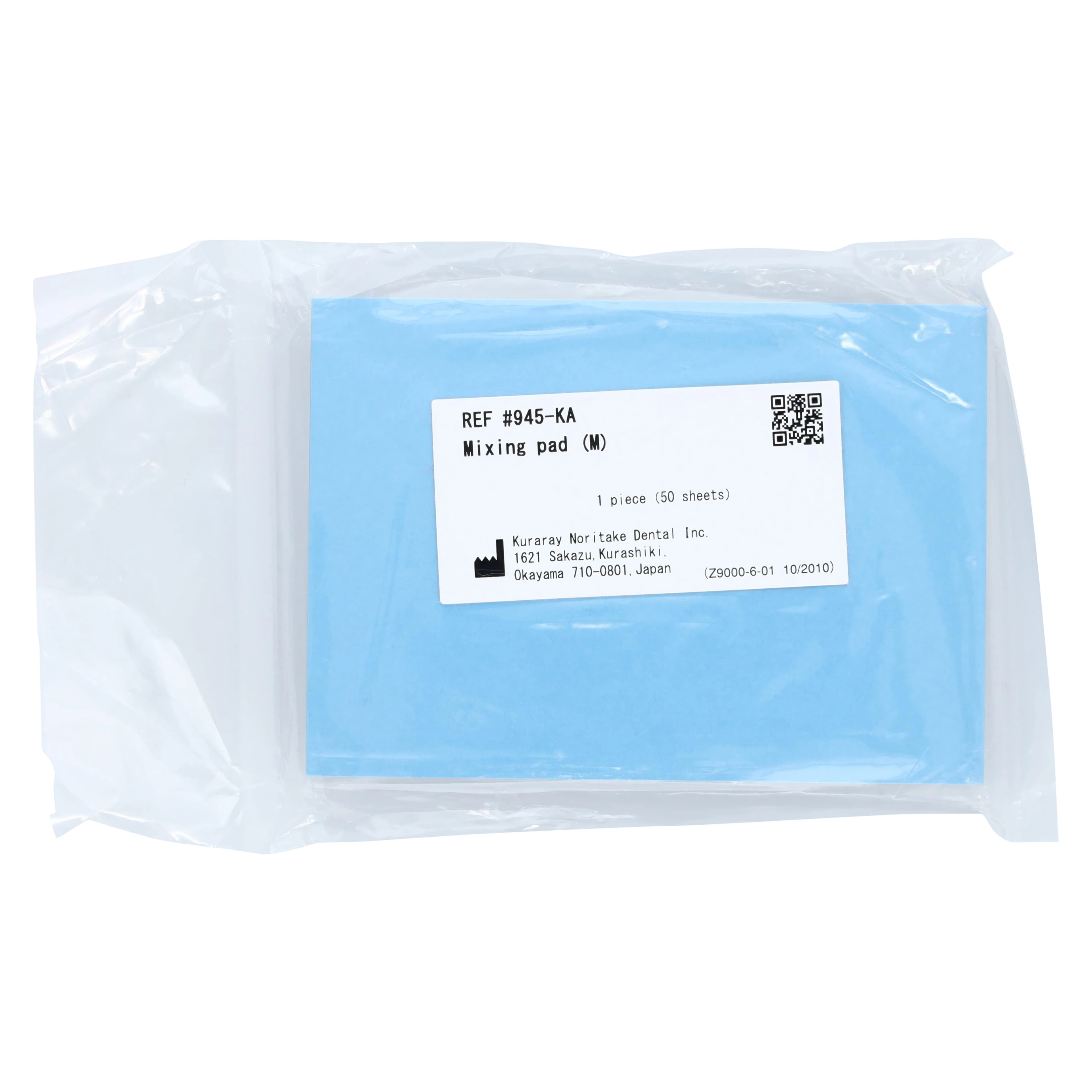 Kuraray Panavia 21/F2.0 Mixing Pad, Medium, Blue, 50 Sheets/Pkg, 945KA - Kuraray - Panavia 21/F2.0 Mixing Pad (Medium) - Image 1