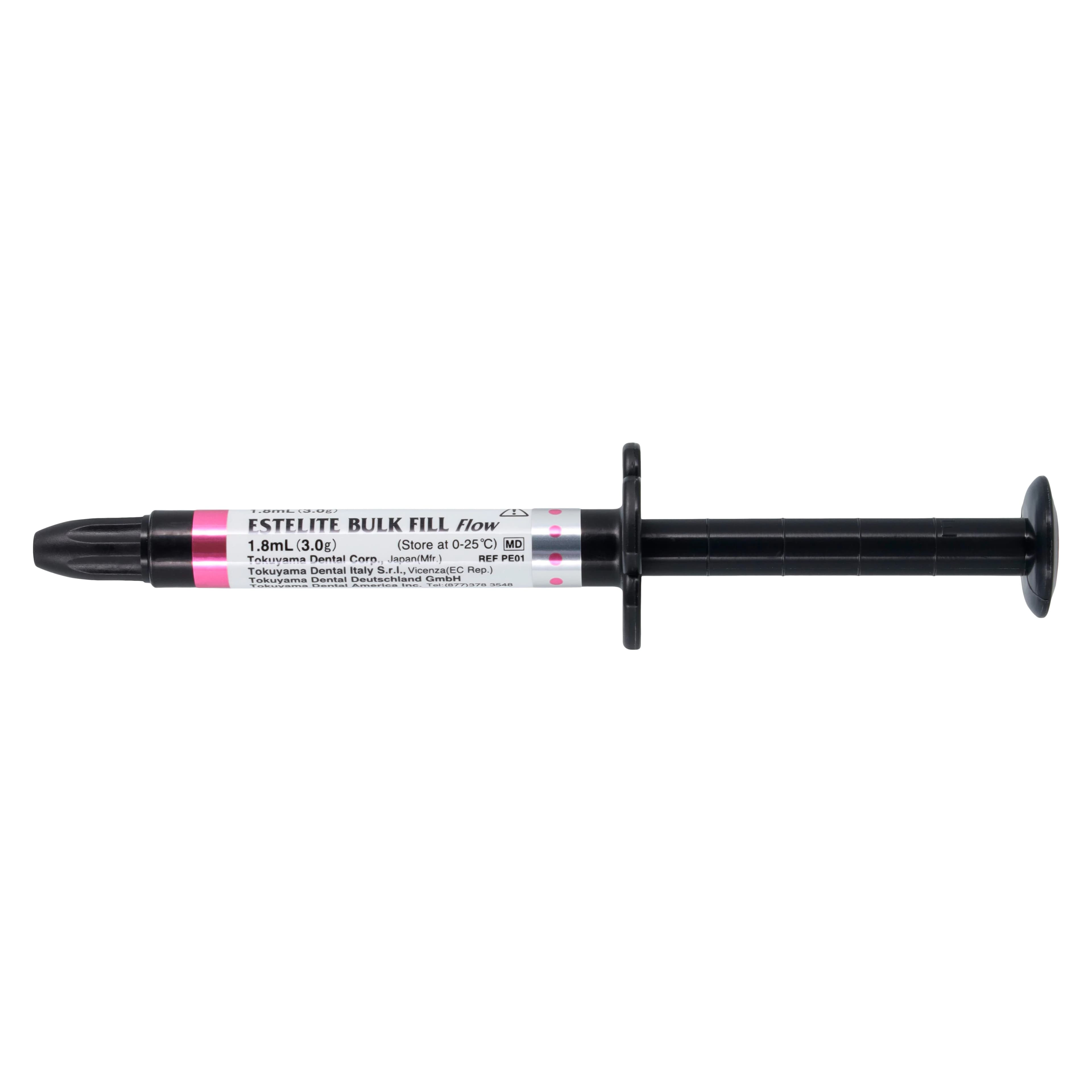 Estelite Bulk Fill Flow Syringe, Universal Shade, 3.0 g, with 10 Dispensing Tips, Ref 12715 - Estelite Flow Bulk Fill Universal 3.0g Syr + Tips - Image 1