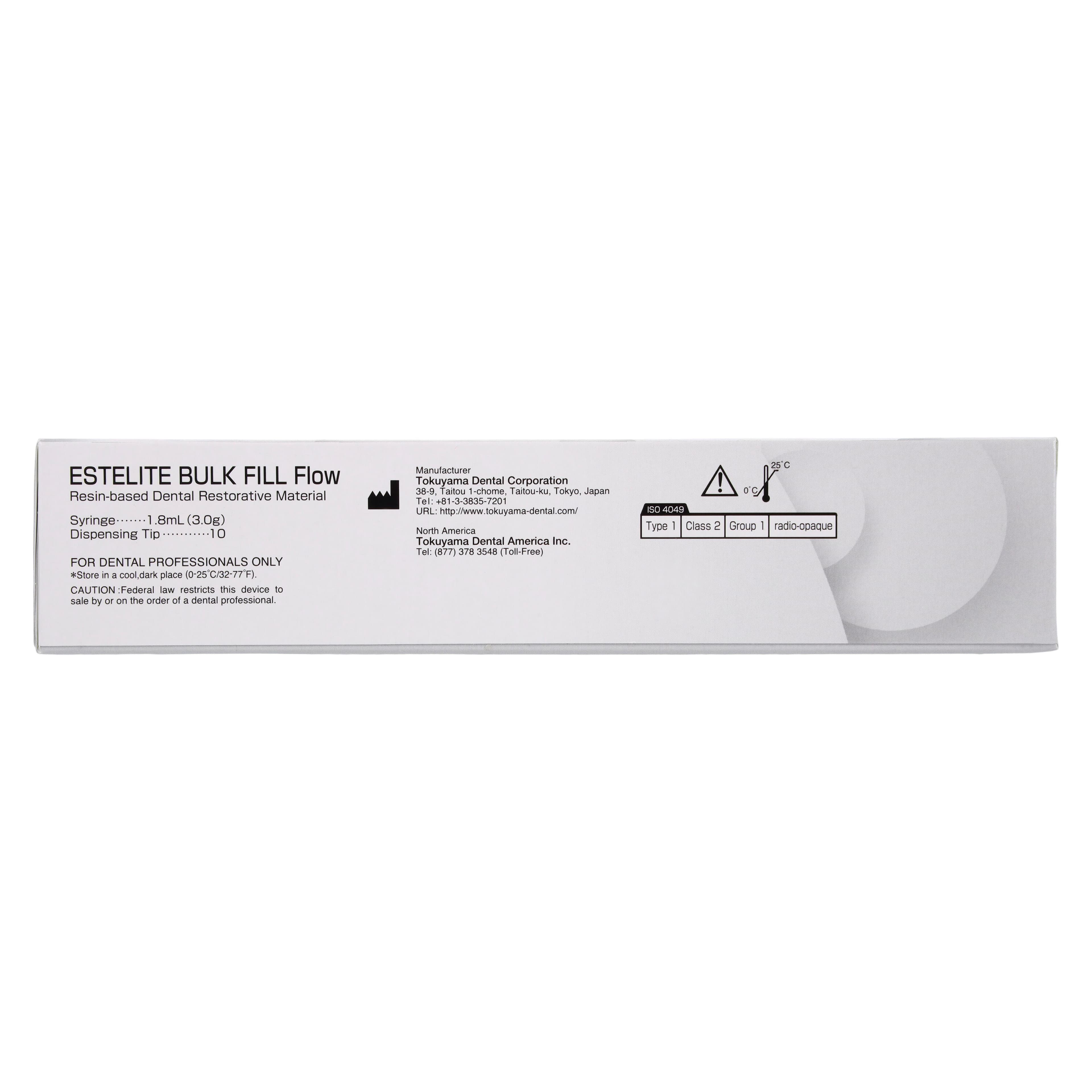Estelite Bulk Fill Flow Syringe, Universal Shade, 3.0 g, with 10 Dispensing Tips, Ref 12715 thumbnail 5