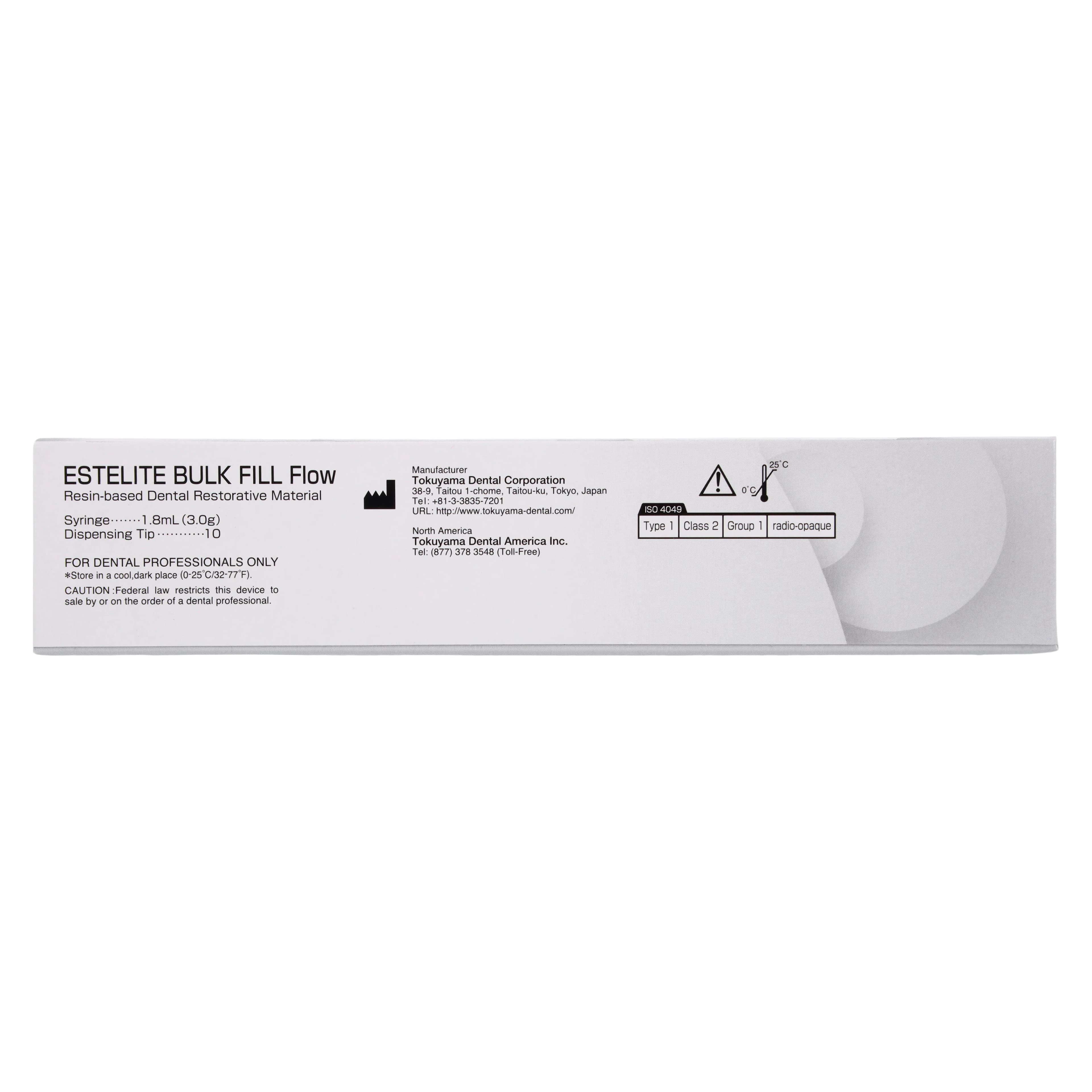 Estelite Bulk Fill Flow Supra-Nano Filled Resin Composite, Light-Cure, Syringe Refill, 3 g, A2, 1/Pk, 12718 thumbnail 4