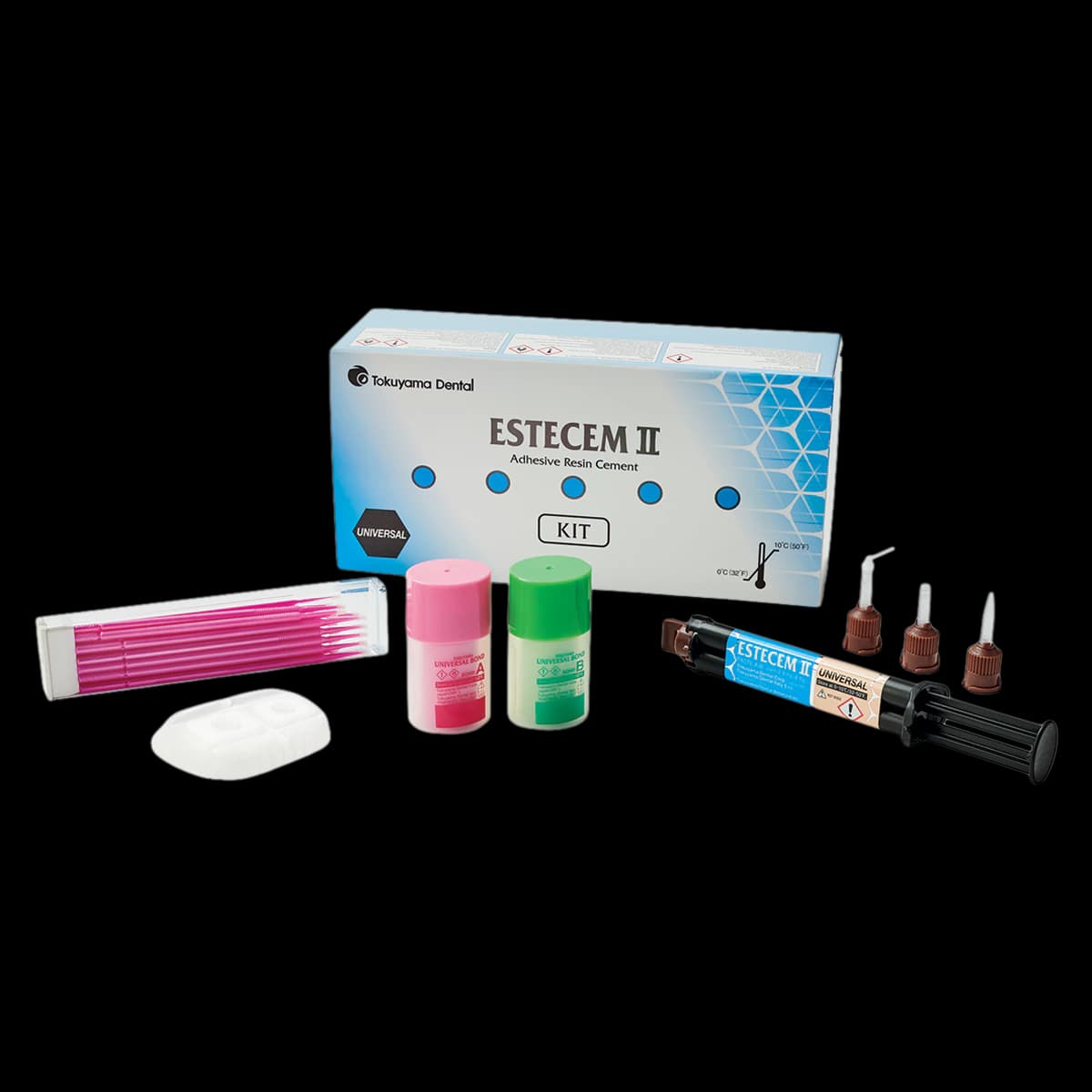 EsteCem II Dual-Cure Resin Cement Kit, Universal, 1 Kit, 16148 - Estecem II Resin Cement Kit, Universal, 1/Pk, 16148 - Image 1