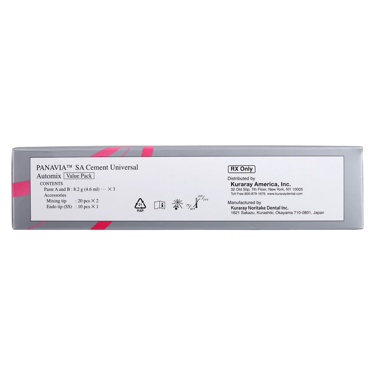 Panavia SA Cement Universal Automix Value Pack, Universal (A2), 3 x 4.6 mL Syringes, 4210KA thumbnail 7