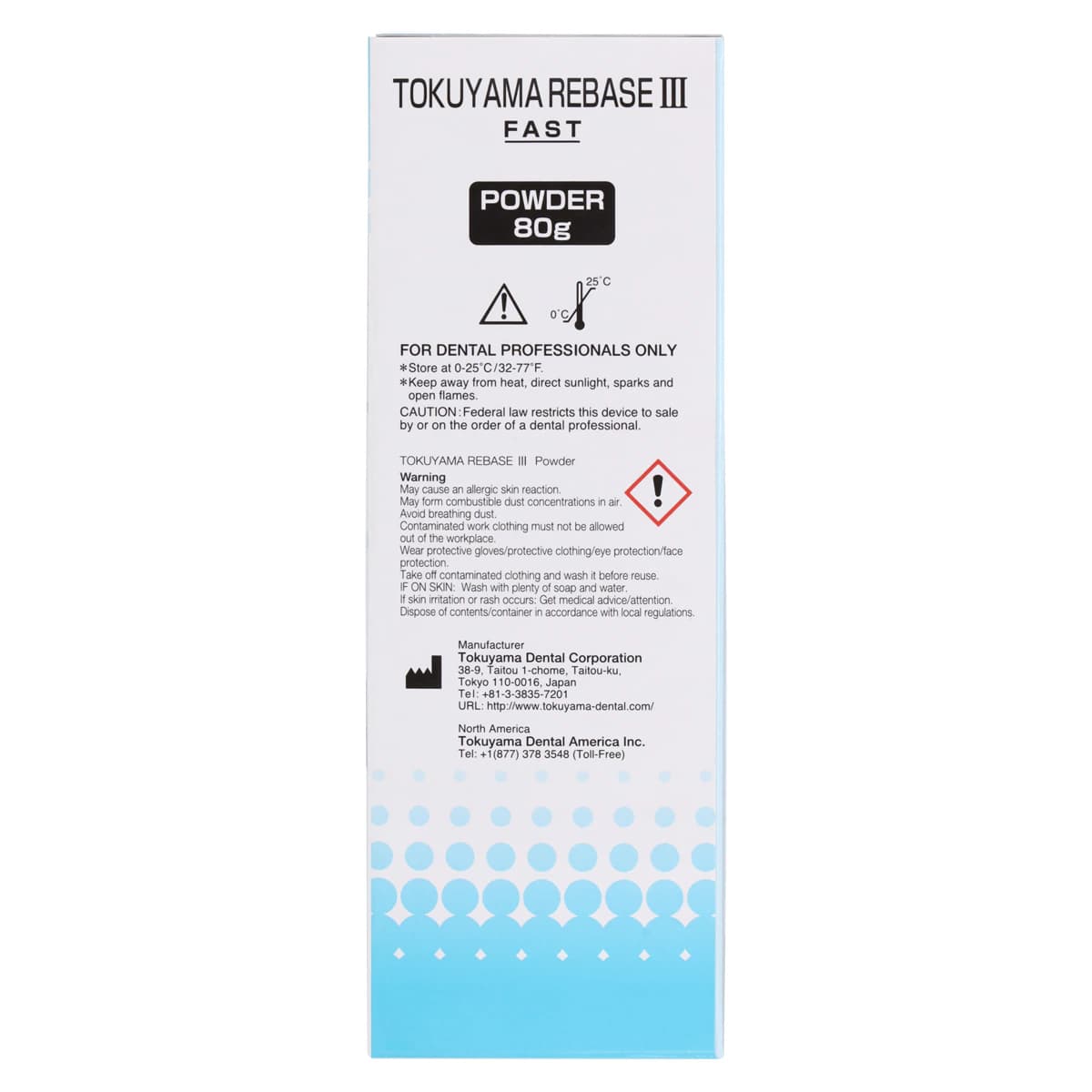 Tokuyama Rebase III Hard Denture Reline Powder, Light Pink, 80g Bottle, Refill, 20661 thumbnail 11