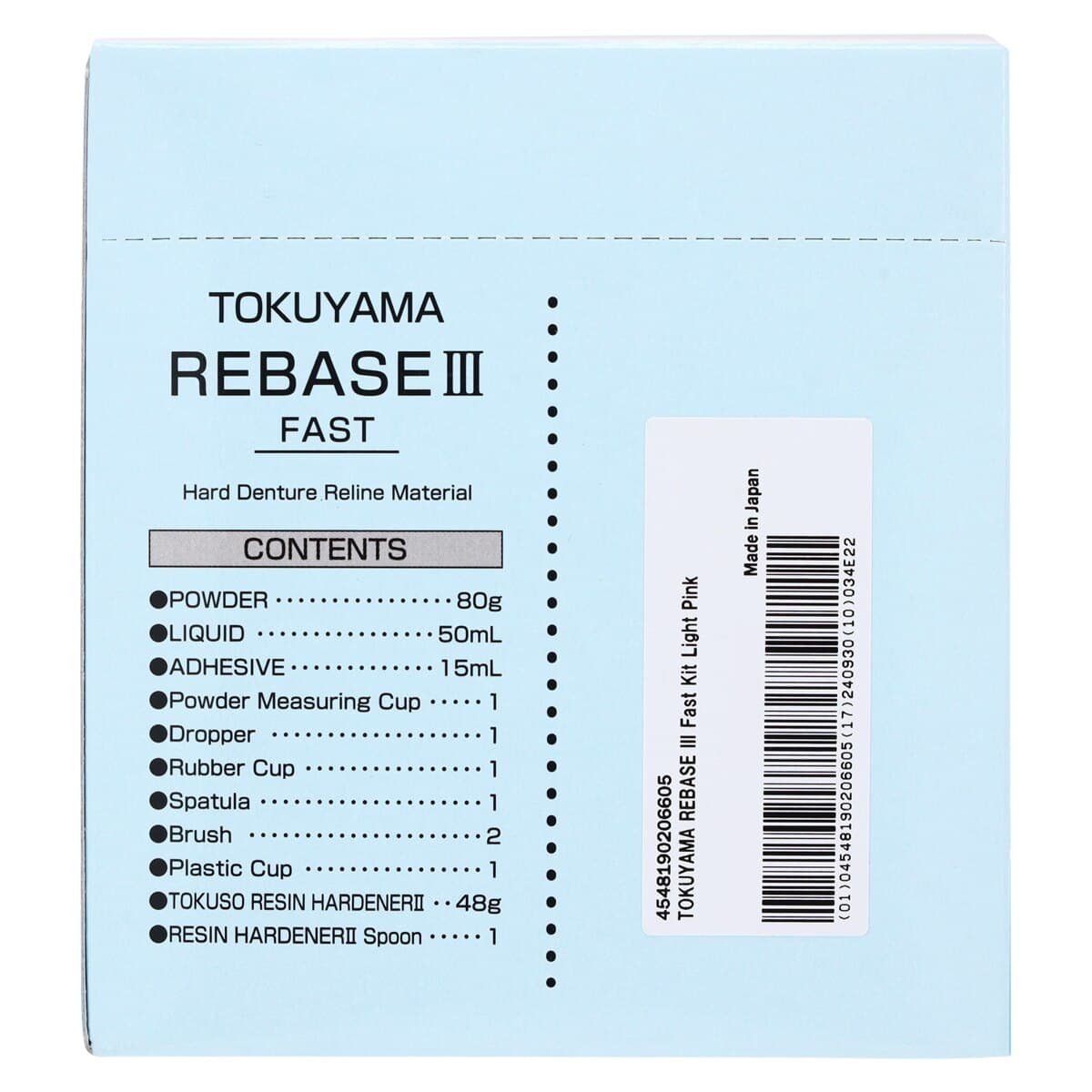 Tokuyama Rebase III Hard Denture Reline Kit, Light Pink, Fast Set, 20660 thumbnail 23