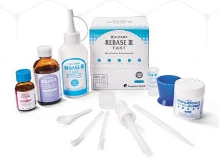 Tokuyama Rebase III Hard Denture Reline Kit, Light Pink, Fast Set, 20660 thumbnail 2