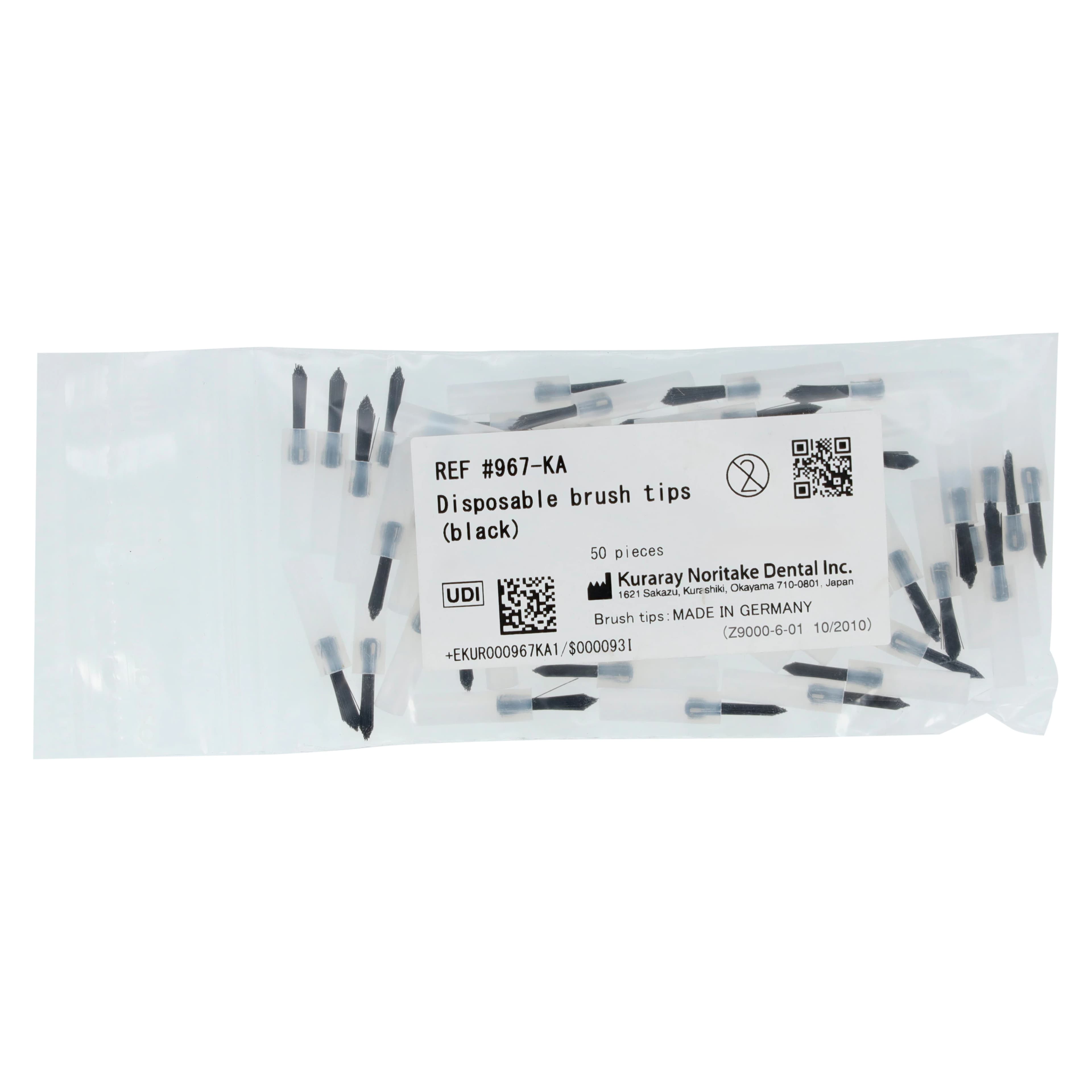 Kuraray Panavia 21/F2.0 Disposable Brush Tips, Black, 50/Pk, 967KA thumbnail 2
