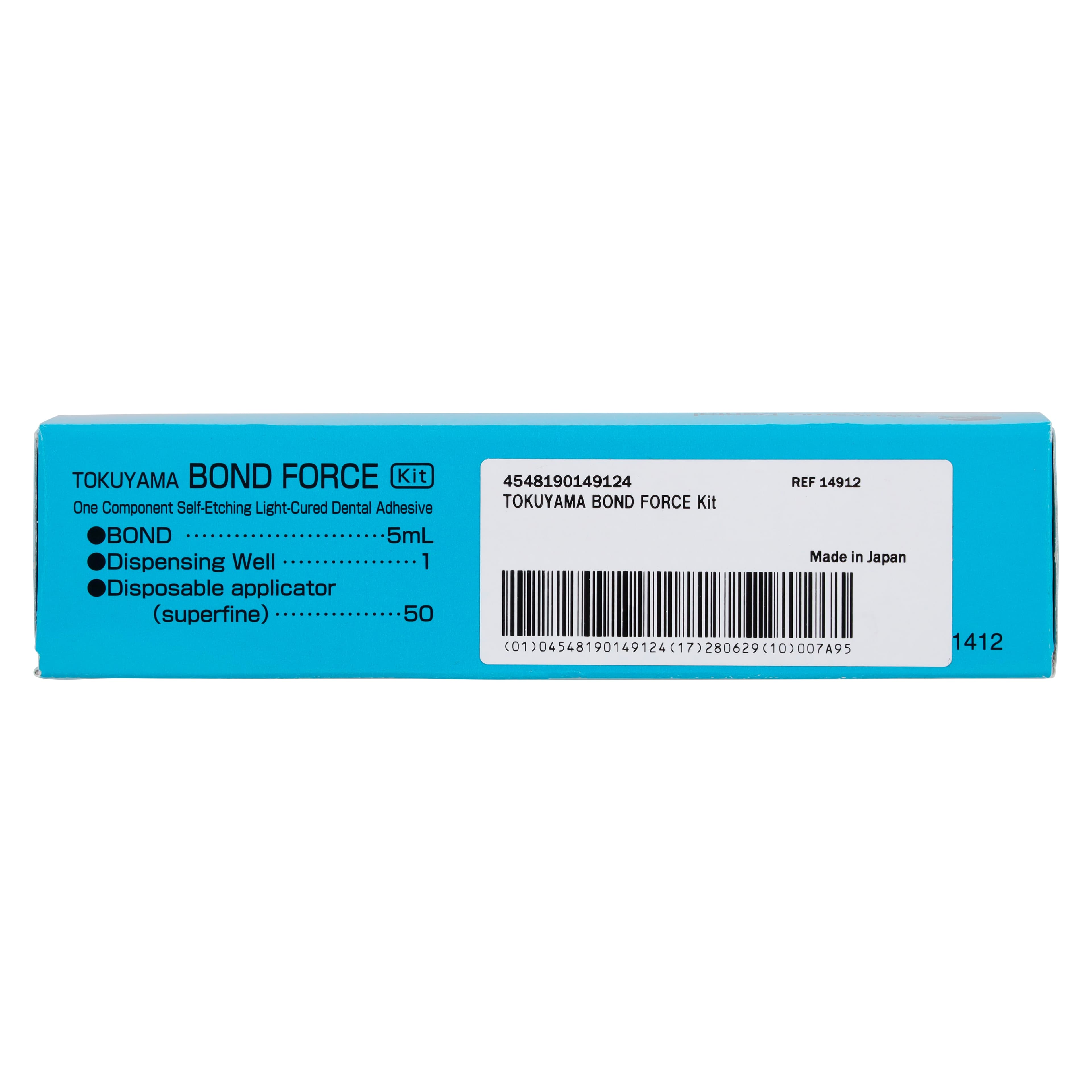 Tokuyama Bond Force Kit, 7th Generation Single Component Self-Etching Bonding Agent, 5mL Bottle with 50 Applicators and Mixing Well thumbnail 9