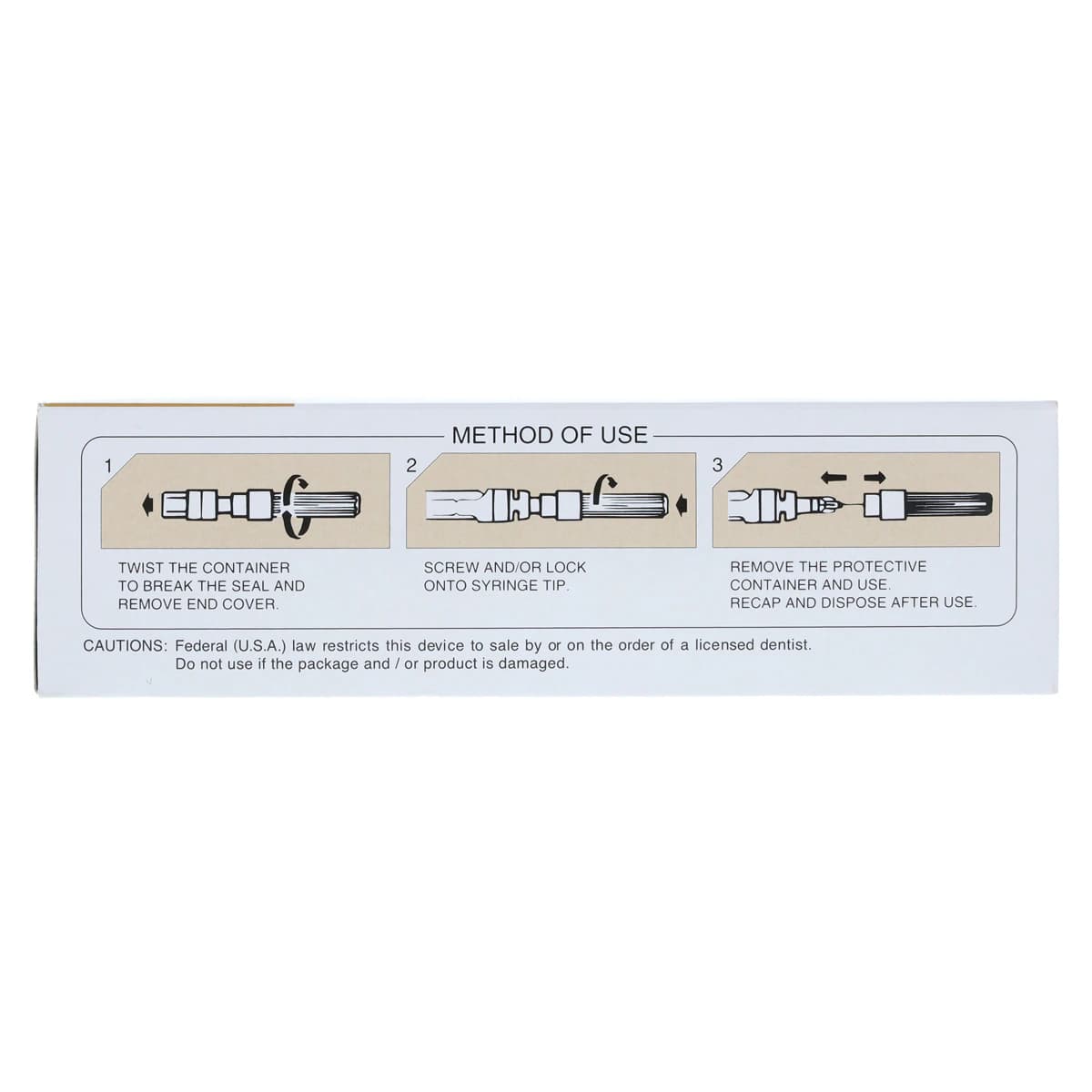 J. Morita Disposable Dental Needle, 27 Gauge Long (30mm), Plastic Hub, Yellow, Sterile, 100/Box, 20-27GL thumbnail 7