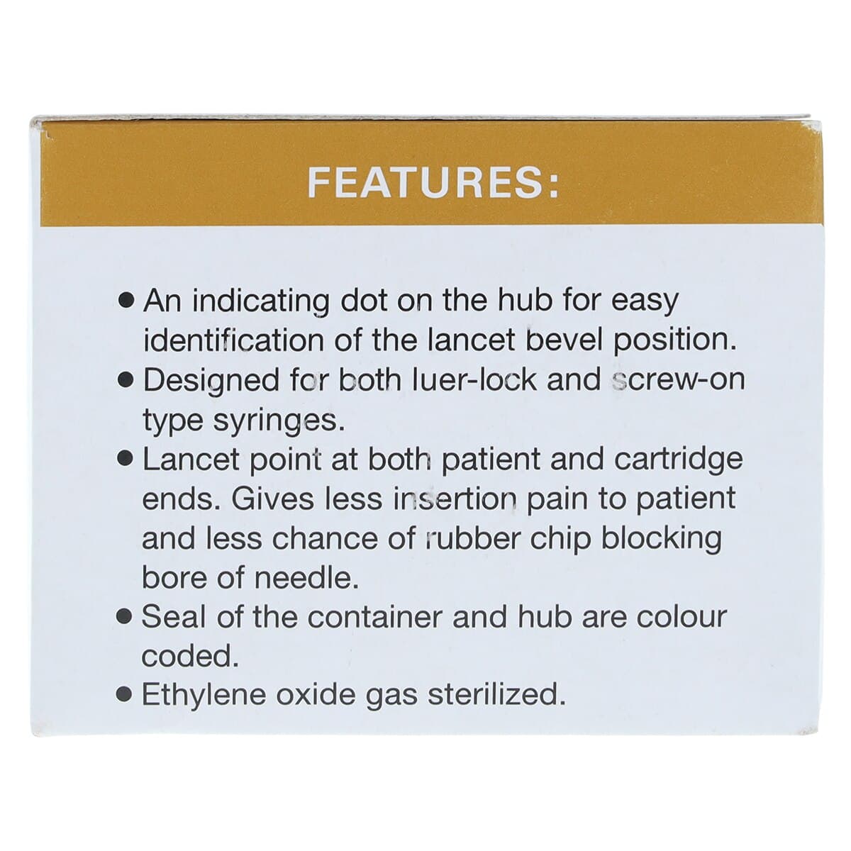 J. Morita Disposable Dental Needle, 27 Gauge Long (30mm), Plastic Hub, Yellow, Sterile, 100/Box, 20-27GL thumbnail 8