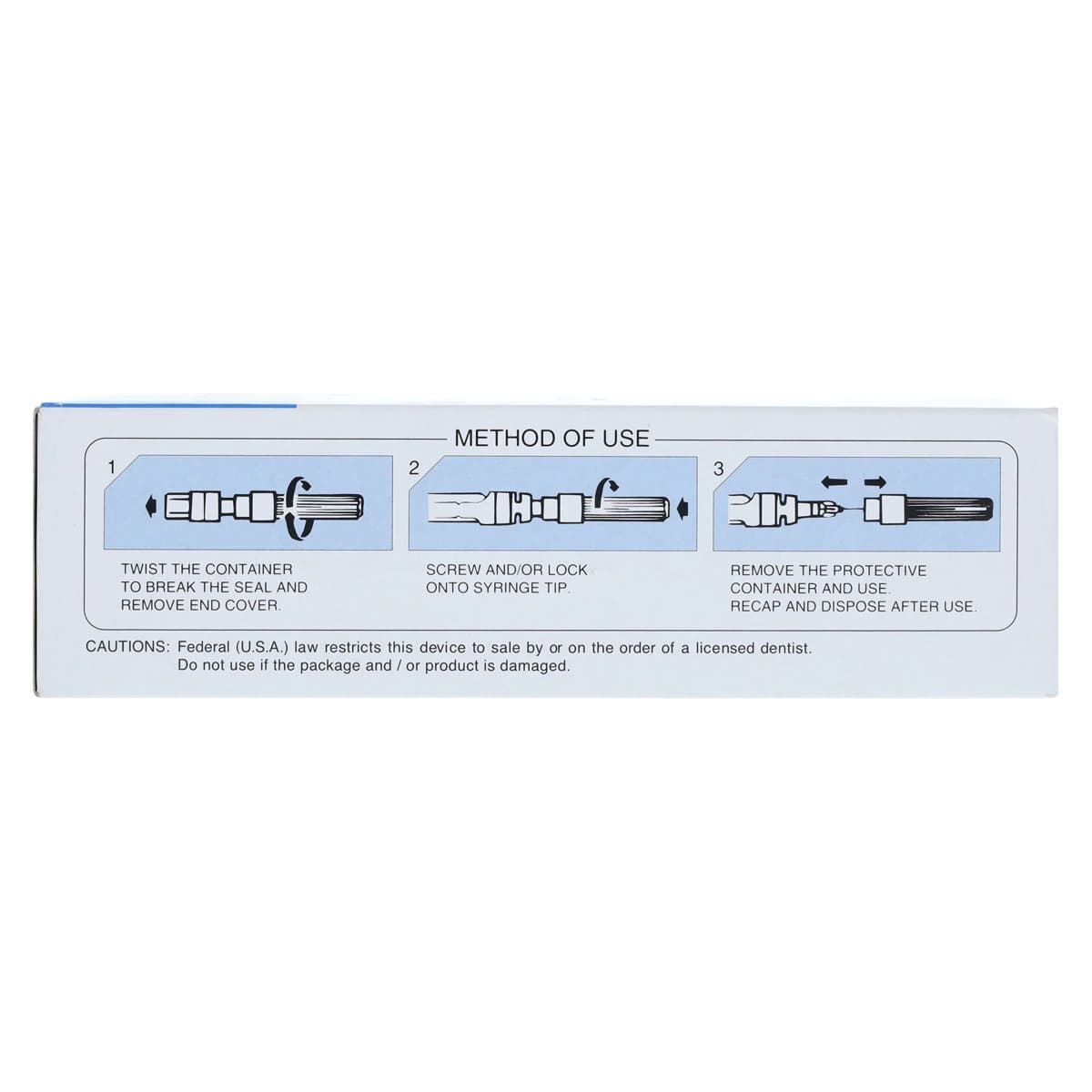 J. Morita JM Blue 30 Gauge Short Plastic Hub Disposable Dental Needle, 21mm, 100/Box, 20-30GS thumbnail 8