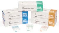 J. Morita JM Blue 30 Gauge Short Plastic Hub Disposable Dental Needle, 21mm, 100/Box, 20-30GS thumbnail 2