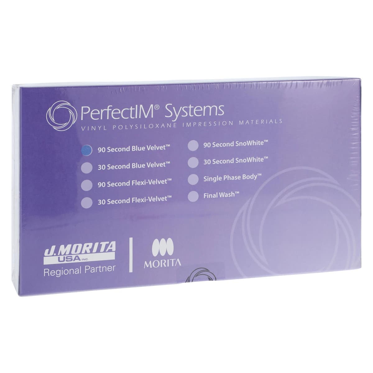 PerfectIM VPS Impression Material, 90 Second Set, Blue Velvet, 50 mL Cartridge Kit, 3/Pk, 21-300550 - Perfectim Impression Material, Cartridge Kit, 90 Seconds, 50 ml, Blue Velvet, 3/Pk, 21-300550 - Image 1