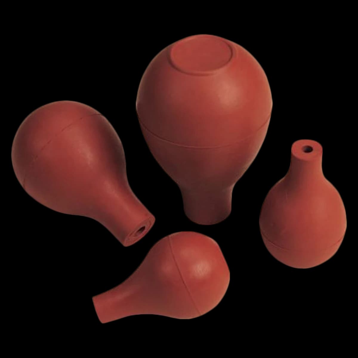 Fisherbrand Rubber Bulb for Pipettes, 15 mL, Non-Graduated, Red, Each - Bulb f/Pipette Rubber - Image 1
