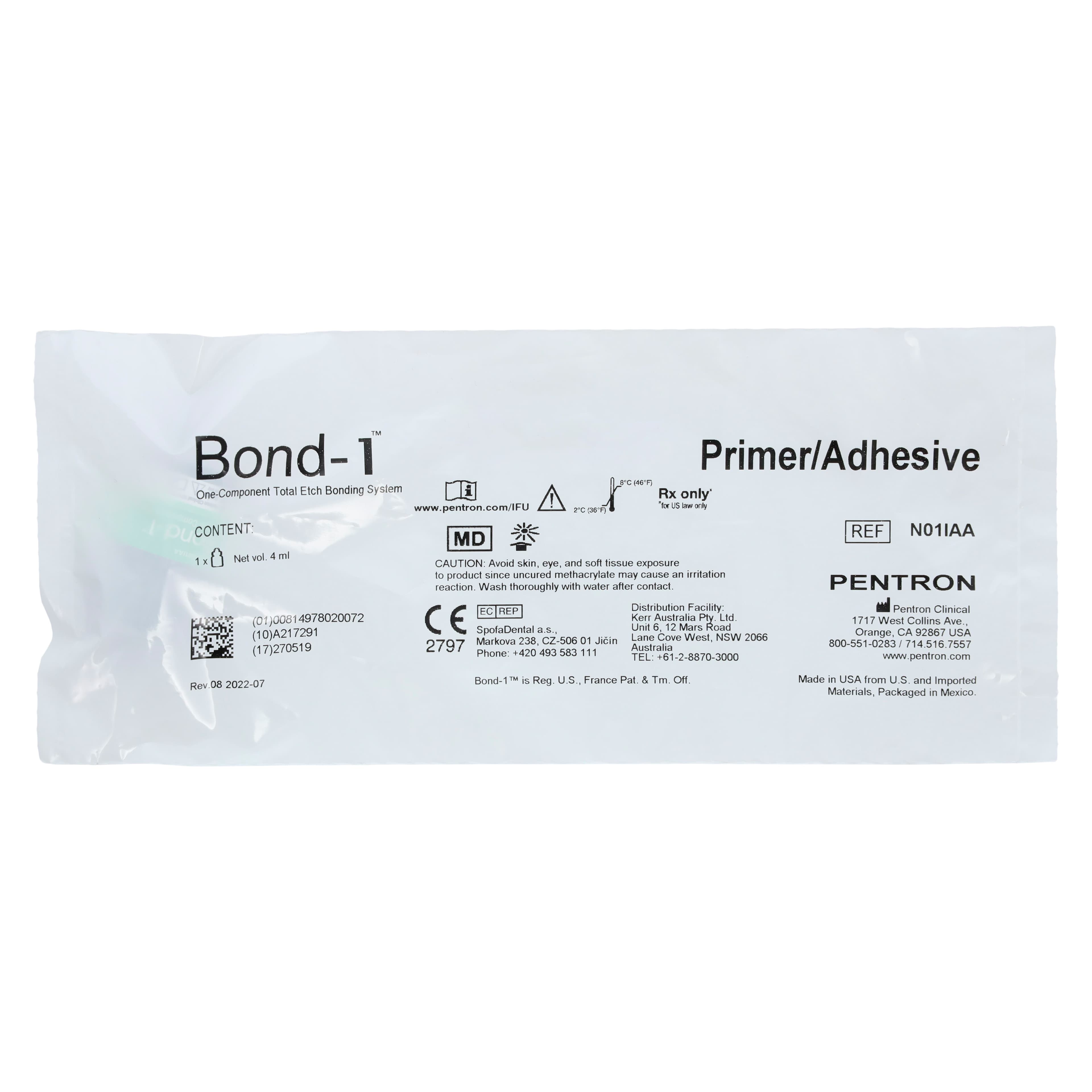 Bond-1 Primer/Adhesive, 4 mL Bottle, Total-Etch Bonding System, N01IAA thumbnail 3