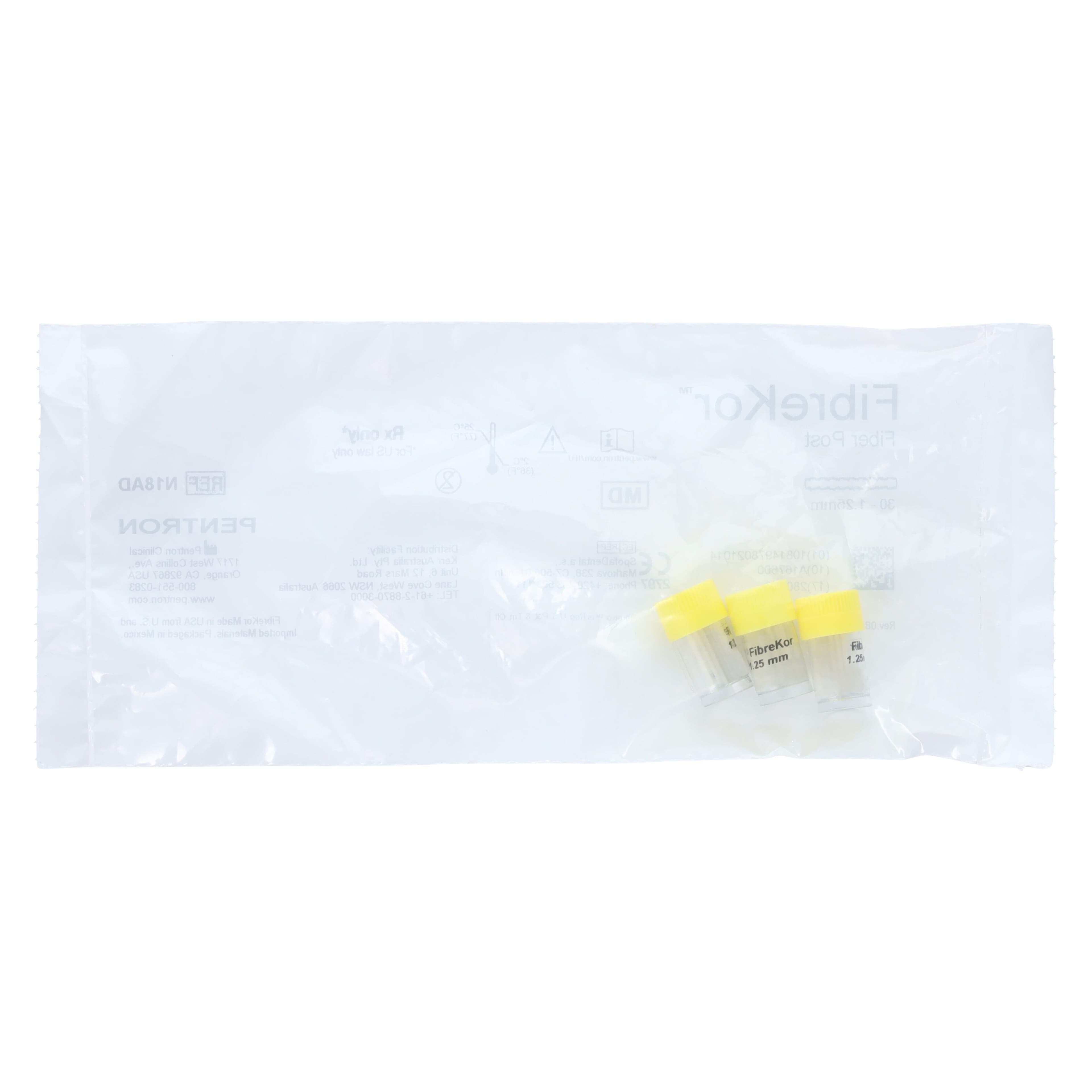 FibreKor Fiber Post Refill, 1.25 mm, Yellow, 30/Pkg, N18AD thumbnail 2